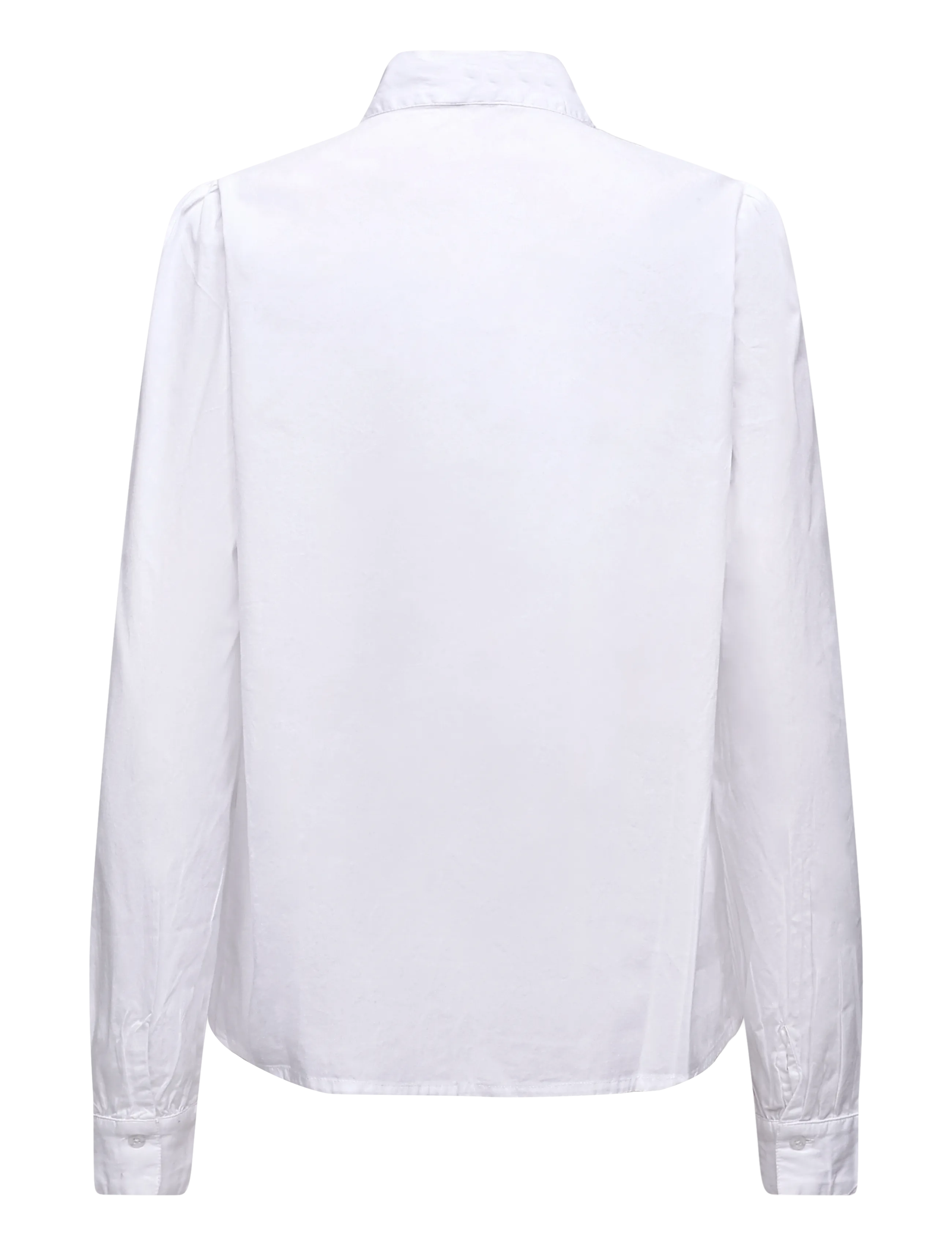 Bubbleroom - Tie Detail Blouse - pikkade varrukatega pluusid - white - 2