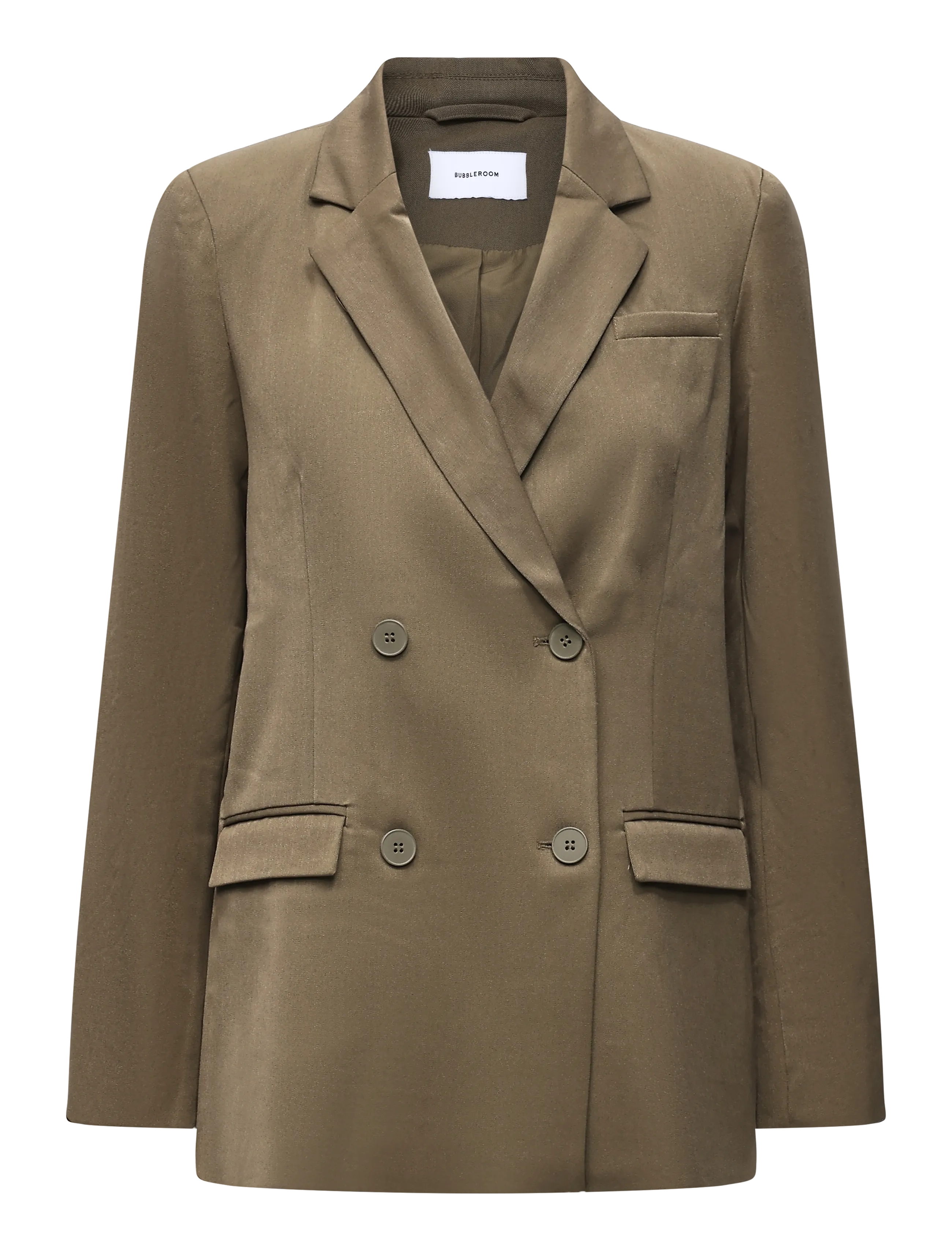 Bubbleroom Double Breasted Blazer - Erilised sündmused - OLIVE GREEN / khaki/green