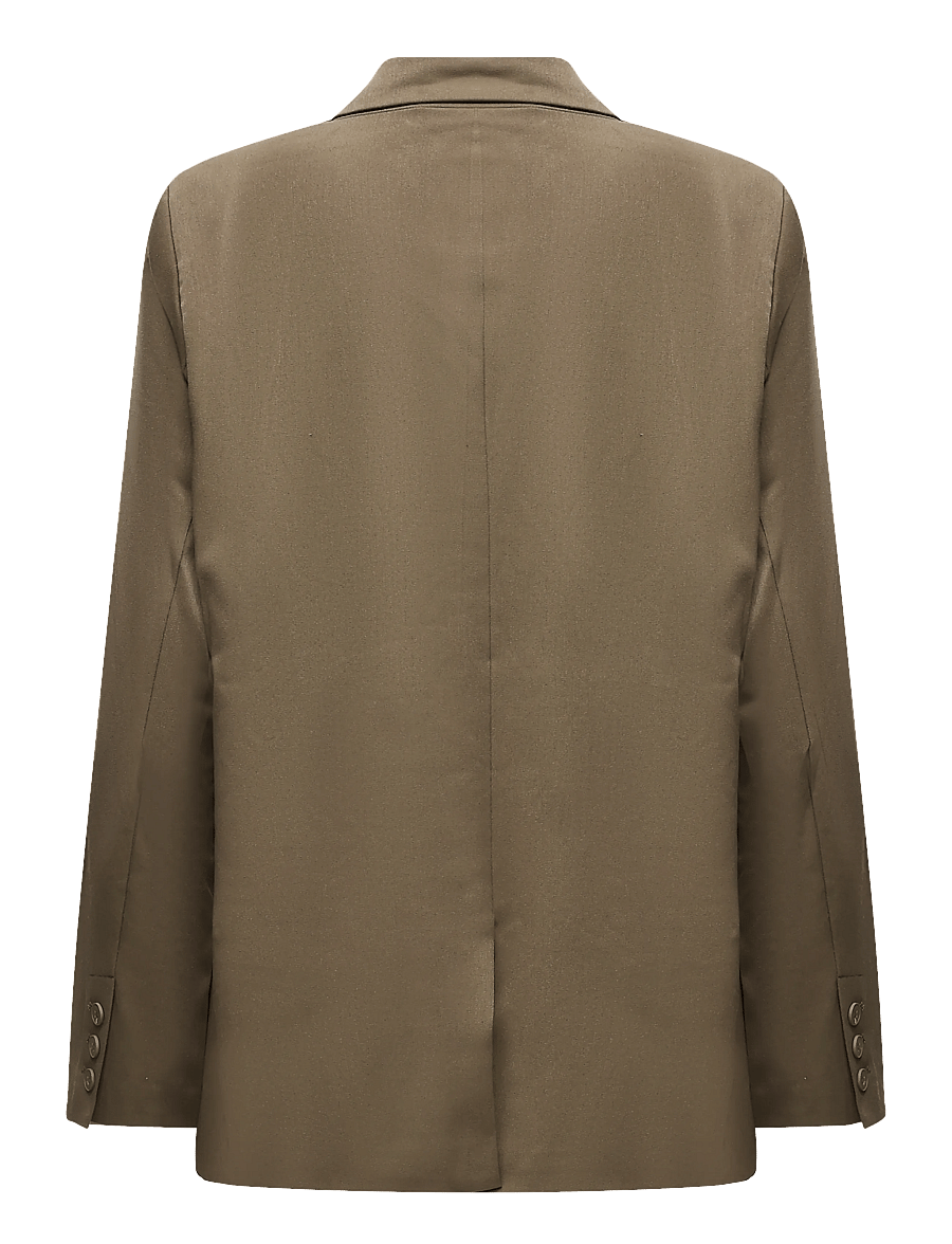 Bubbleroom - Double Breasted Blazer - kaherealised pintsakud - olive green - 2