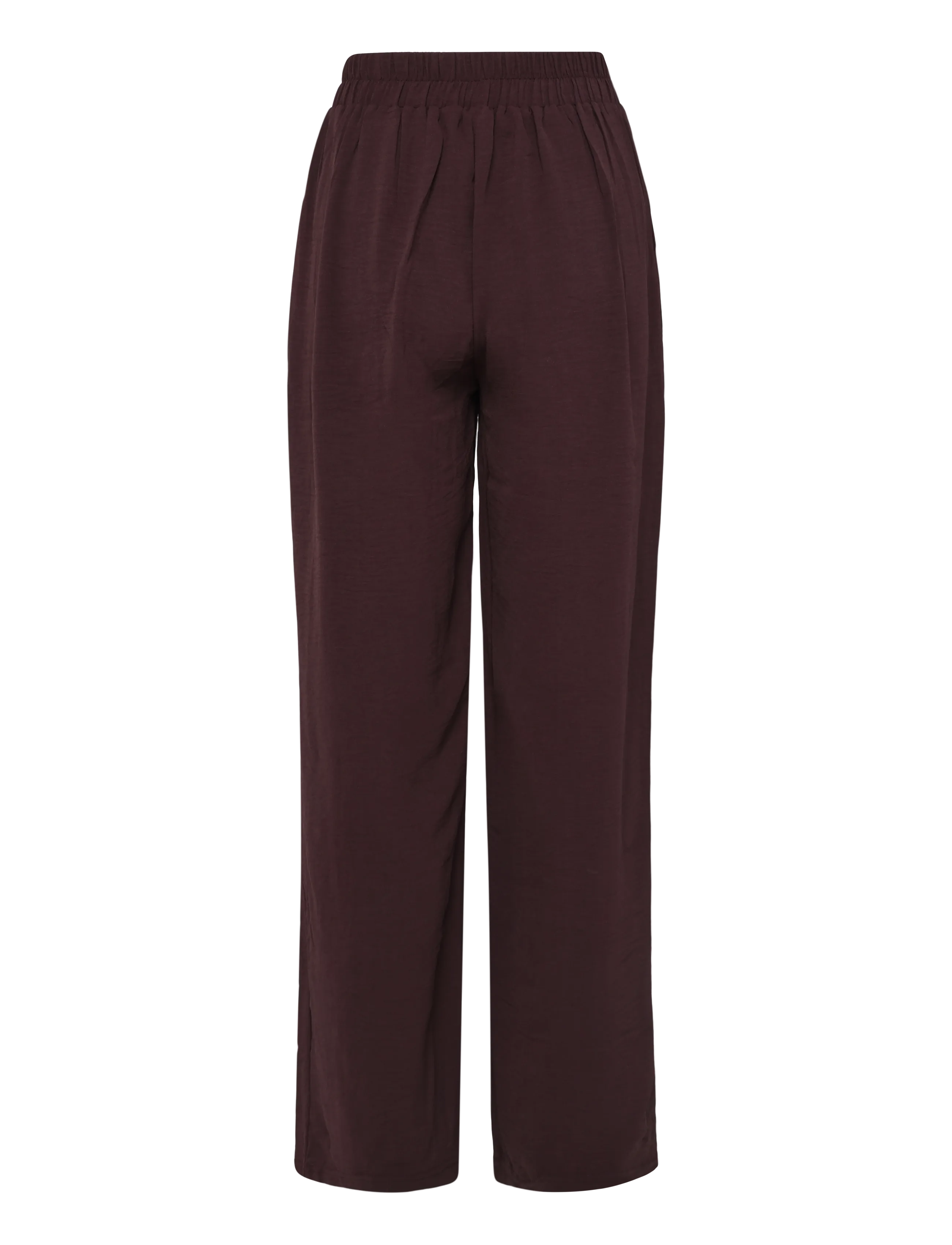 Bubbleroom - Crepe Front Seam Trousers - dark plum - 2