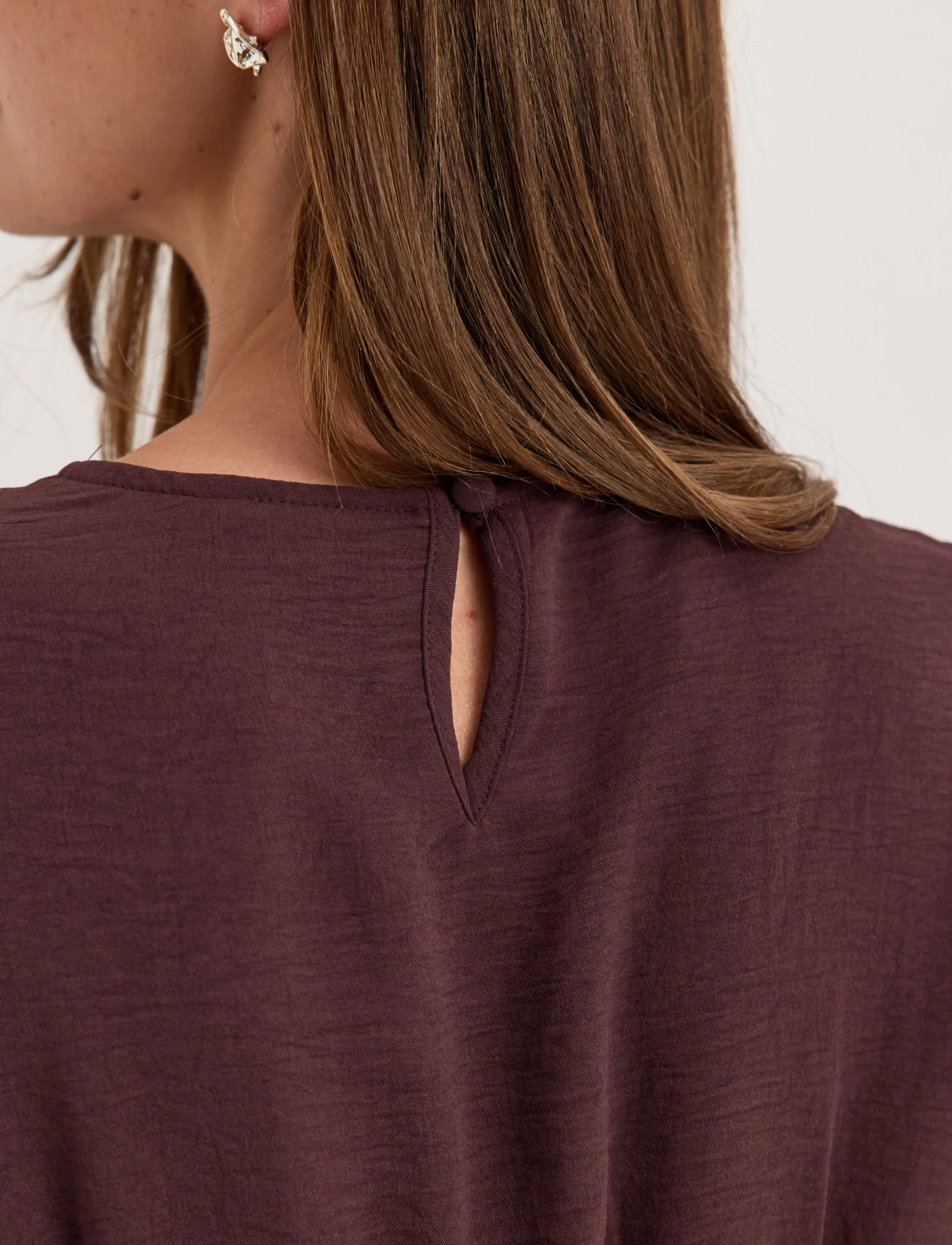 BUBBLEROOM Crepe Pleated Blouse blusar dam – bild 7