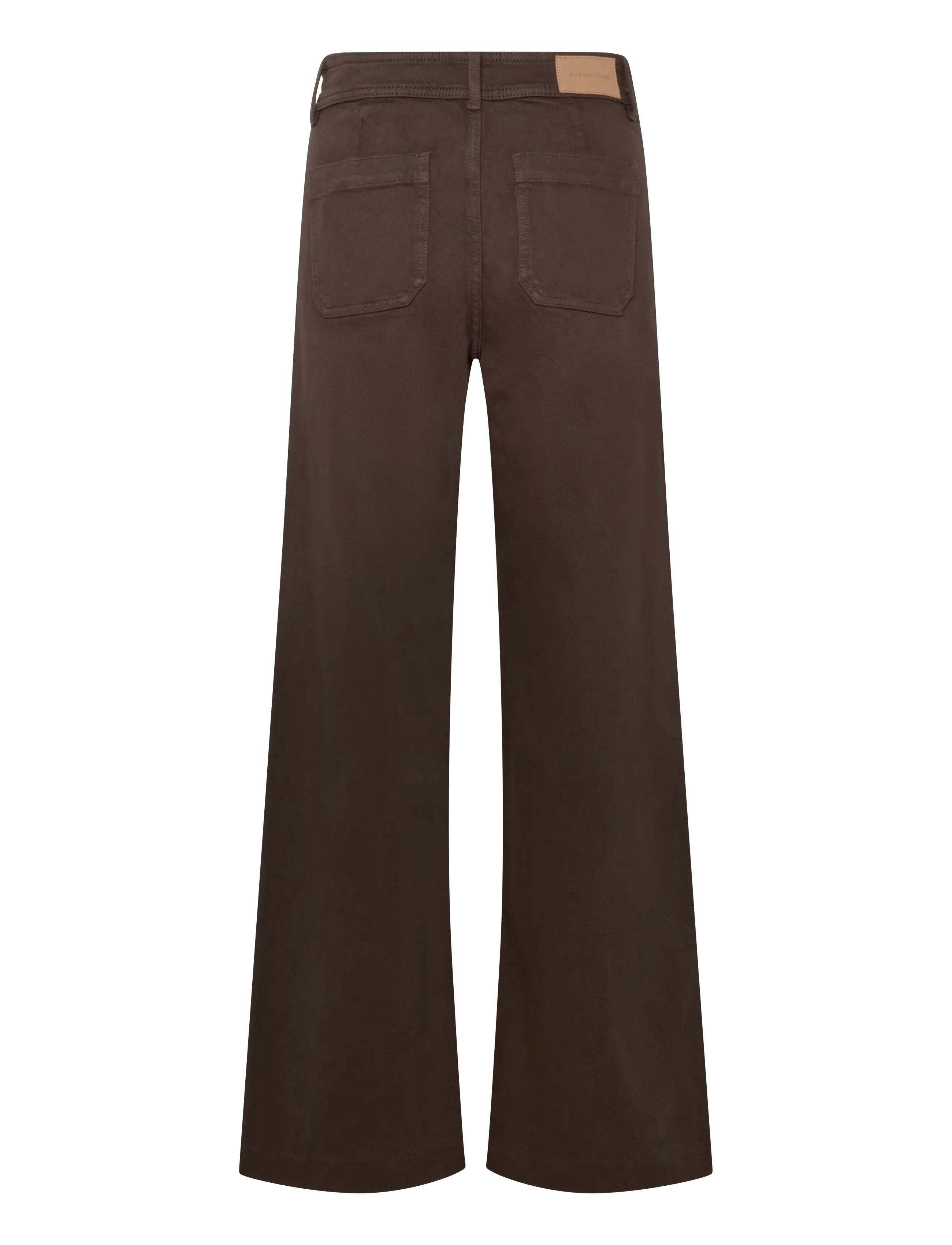 Bubbleroom - Frankie Front Pocket Jeans - alt laiad teksad - brown - 2