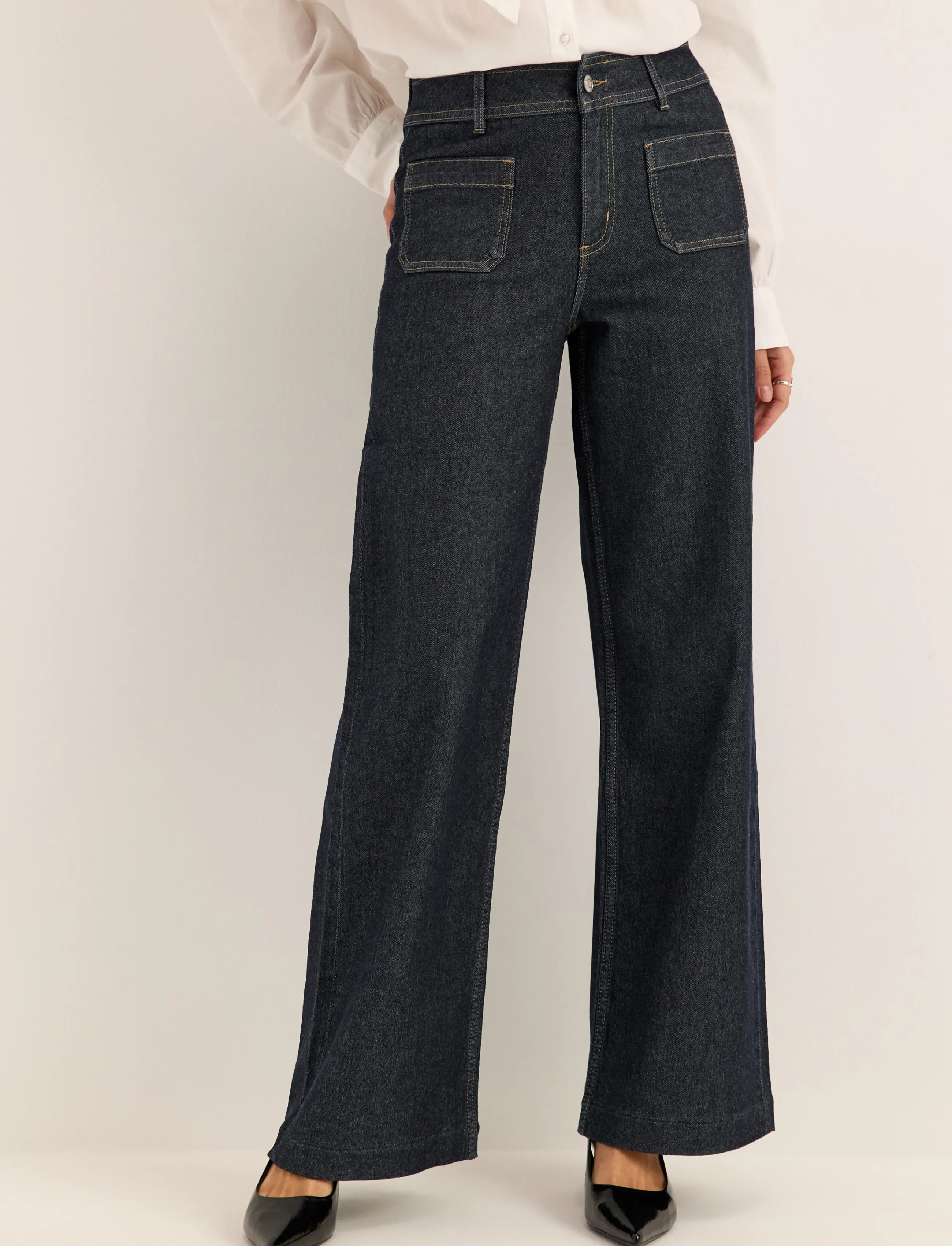 Bubbleroom - Frankie Front Pocket Jeans - alt laiad teksad - midnight blue - 3