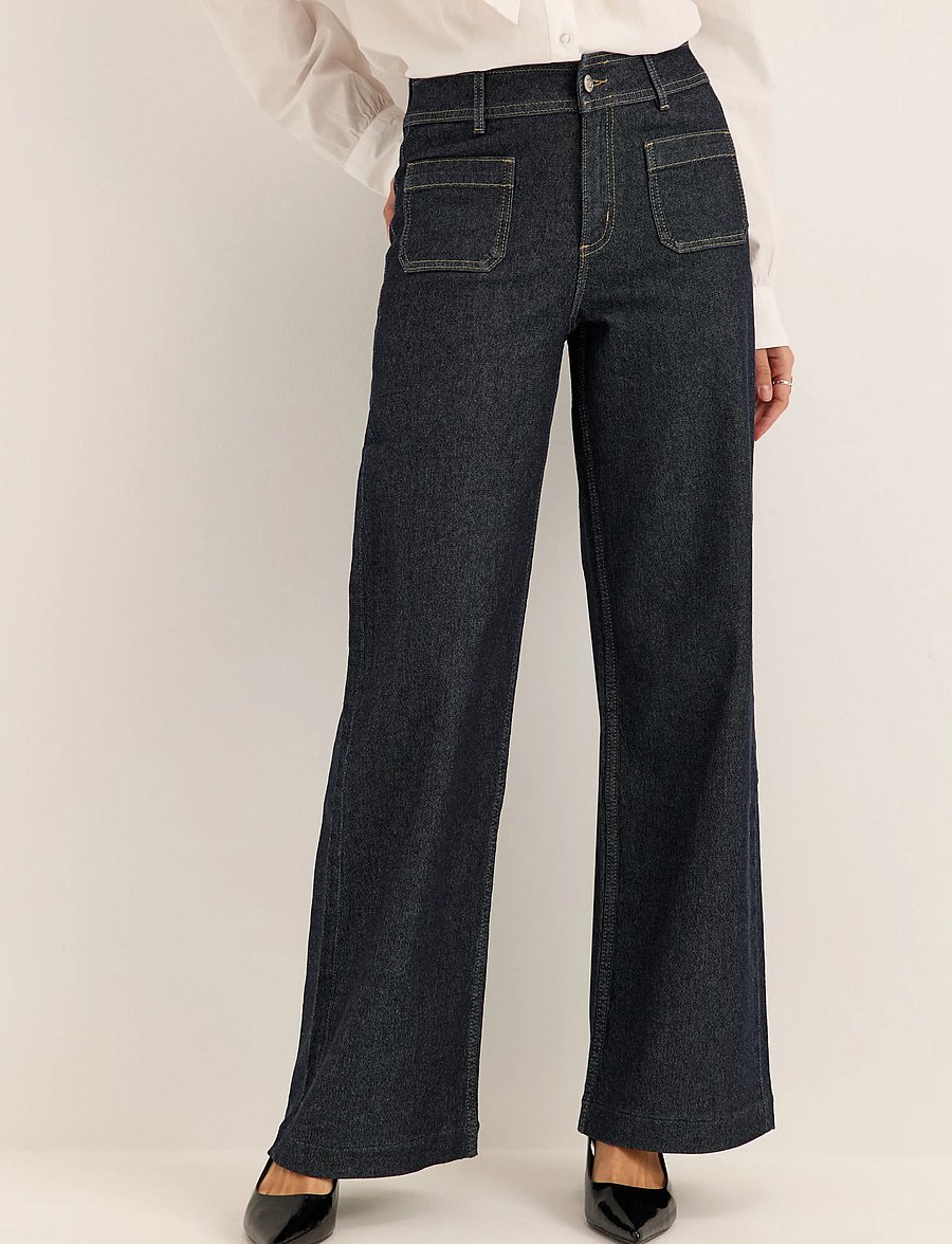 Bubbleroom - Frankie Front Pocket Jeans - alt laiad teksad - midnight blue - 3