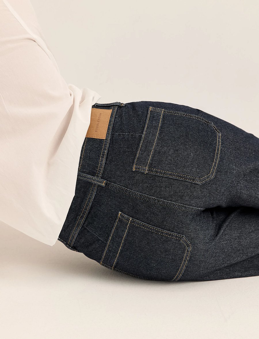 Bubbleroom - Frankie Front Pocket Jeans - alt laiad teksad - midnight blue - 5