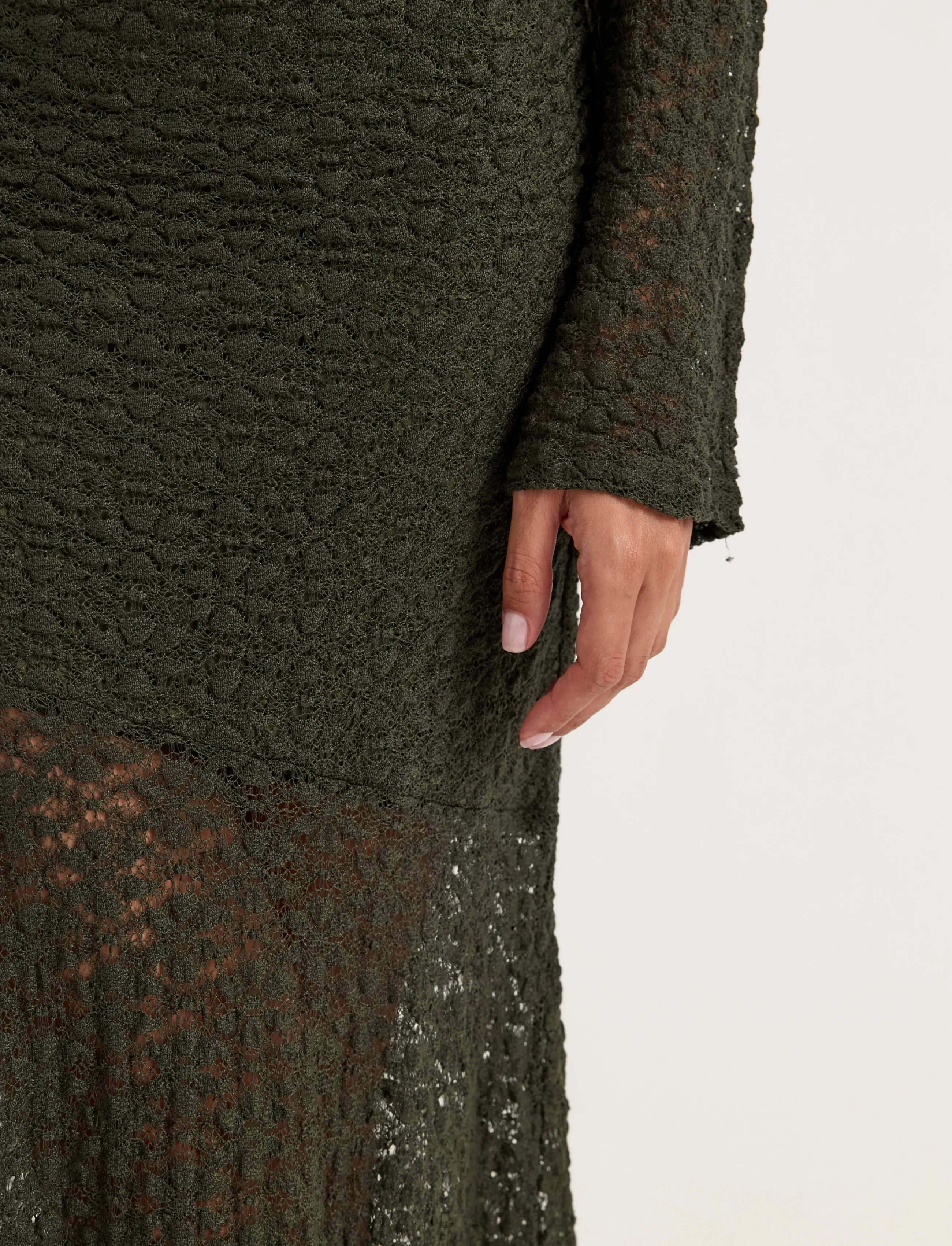 Long Sleeve Lace Maxi Dress 6