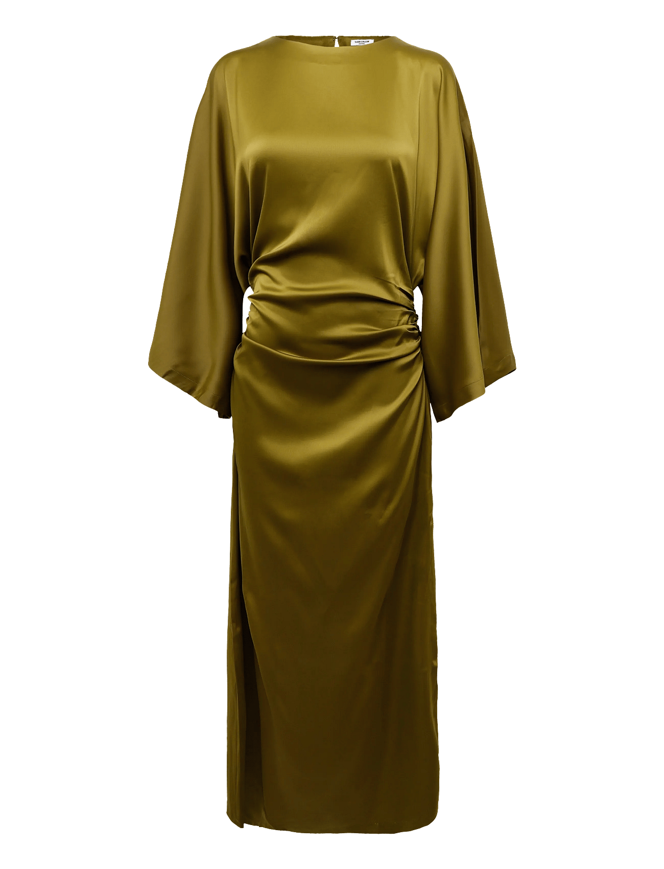 Bubbleroom - Kimono Sleeve Satin Maxi