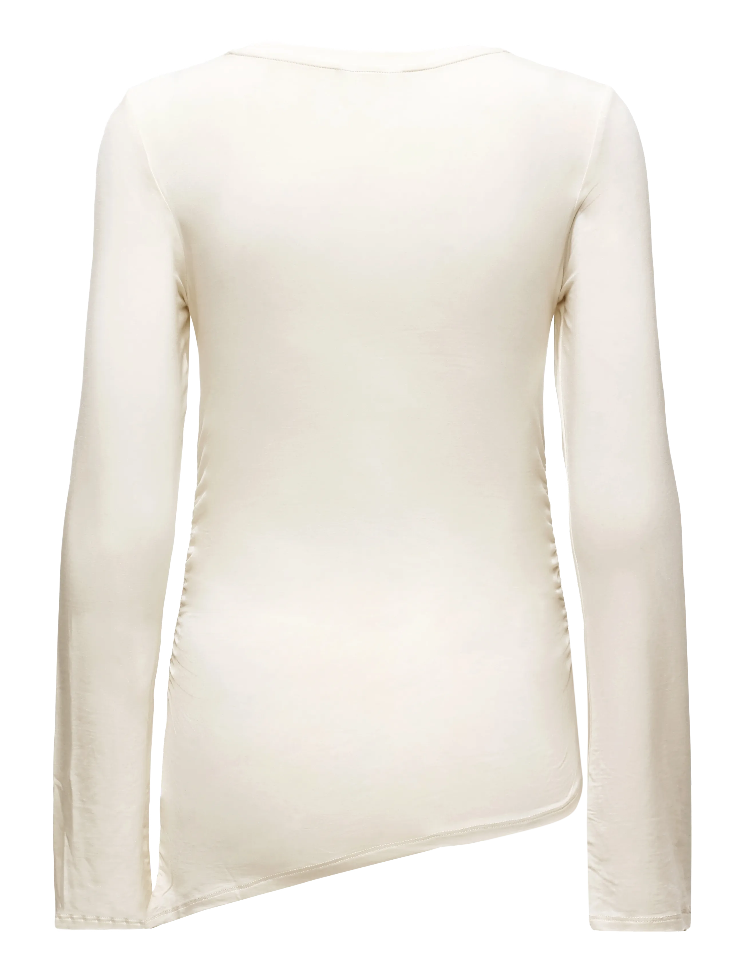 Bubbleroom - Asymmetric Long Sleeve Top - pullover - cream - 2