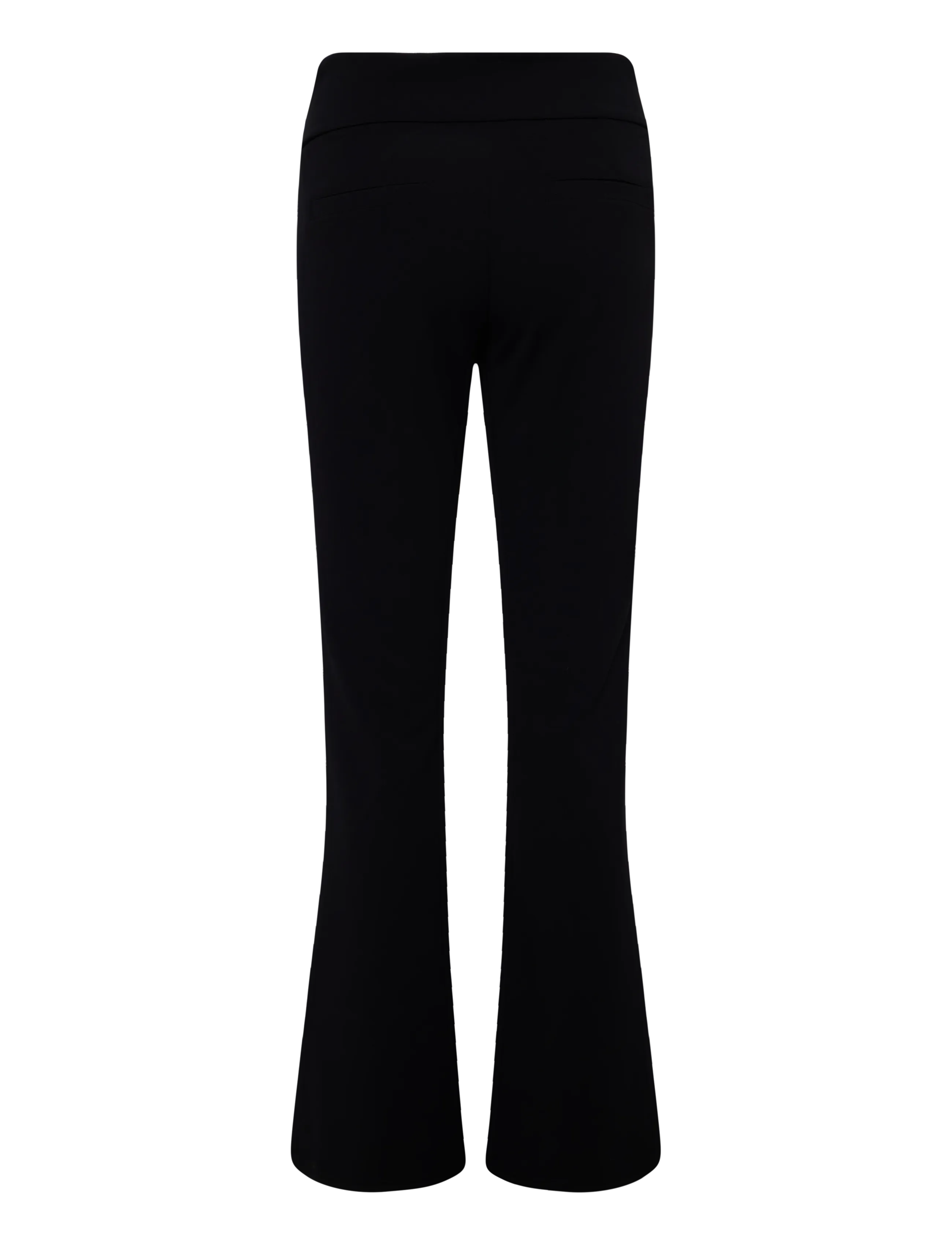 Bubbleroom - Soft Suit Flared Trousers - schlaghosen - black - 2