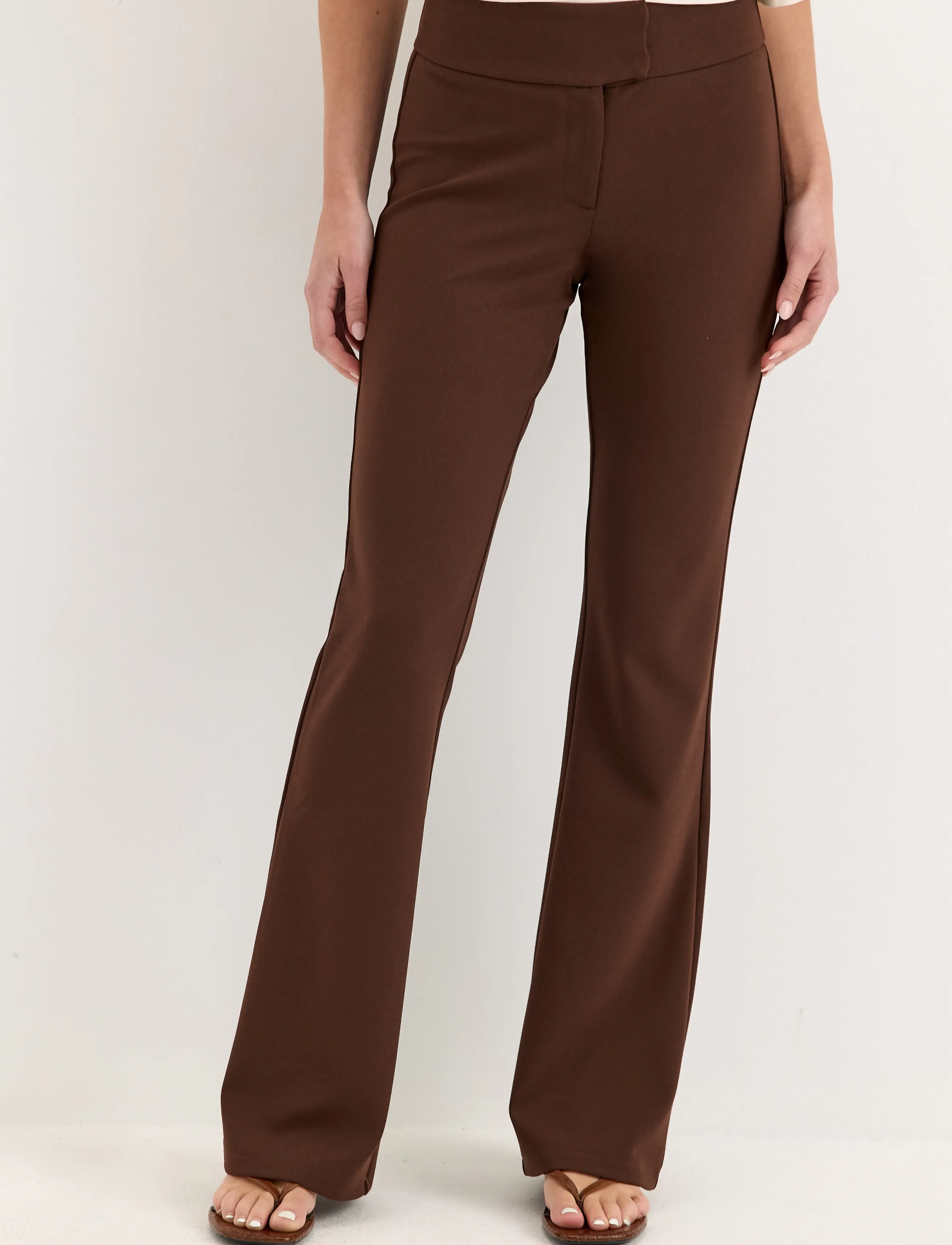 Soft Suit Flared Trousers
