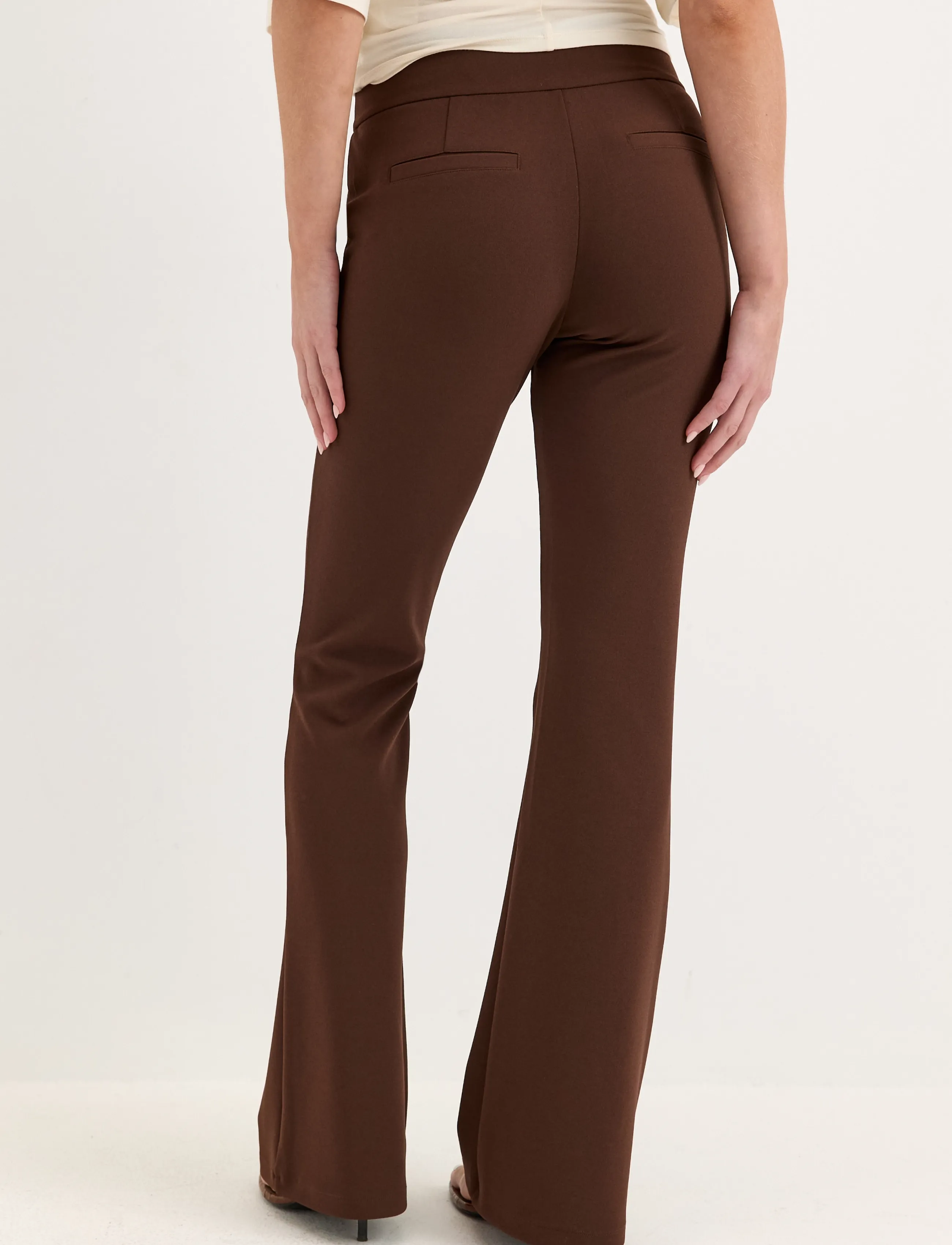 BUBBLEROOM Soft Suit Flared Trousers mjukisbyxor dam – bild 2