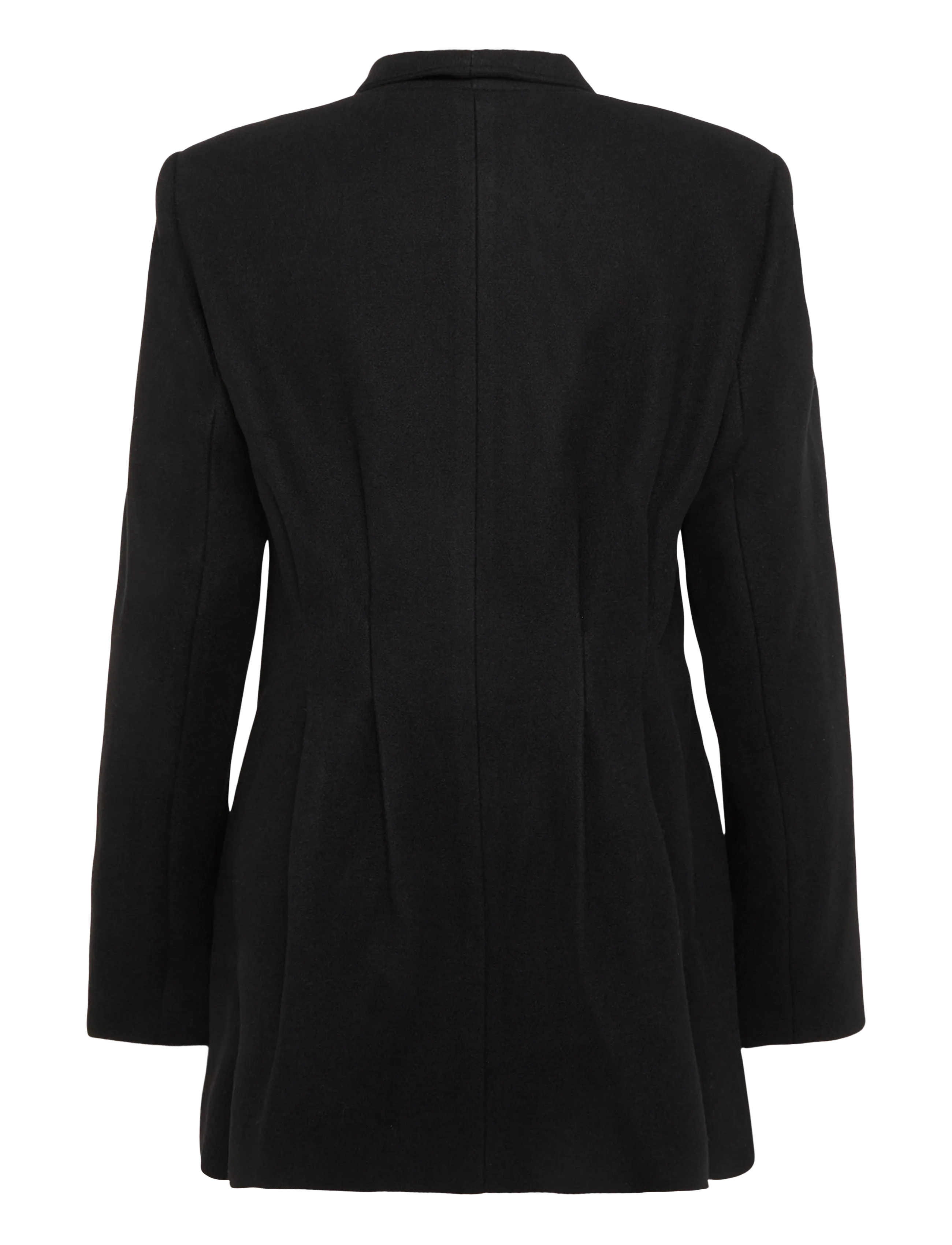 Bubbleroom - Shaped Short Coat - winter jackets - black - 2