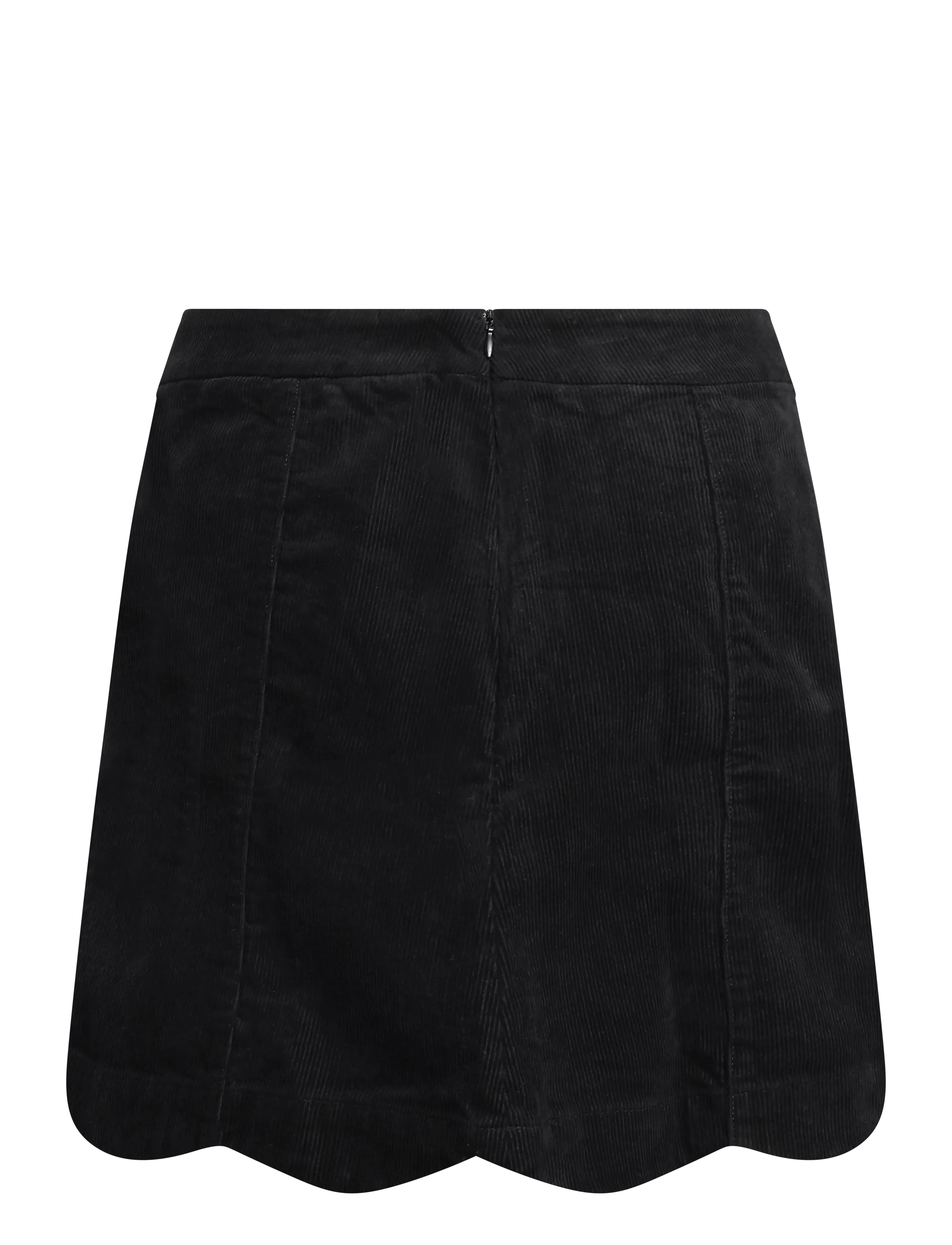 Bubbleroom - Corduroy Mini Skirt - korta kjolar - black - 2