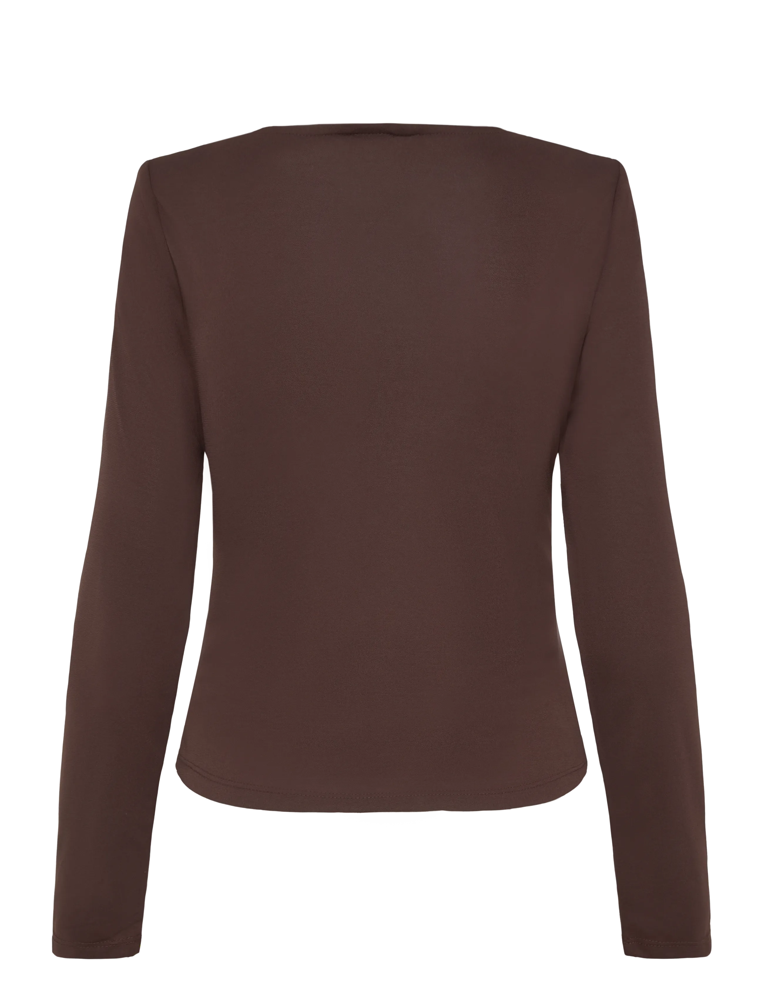 Bubbleroom - Drapy Top - dark brown - 2