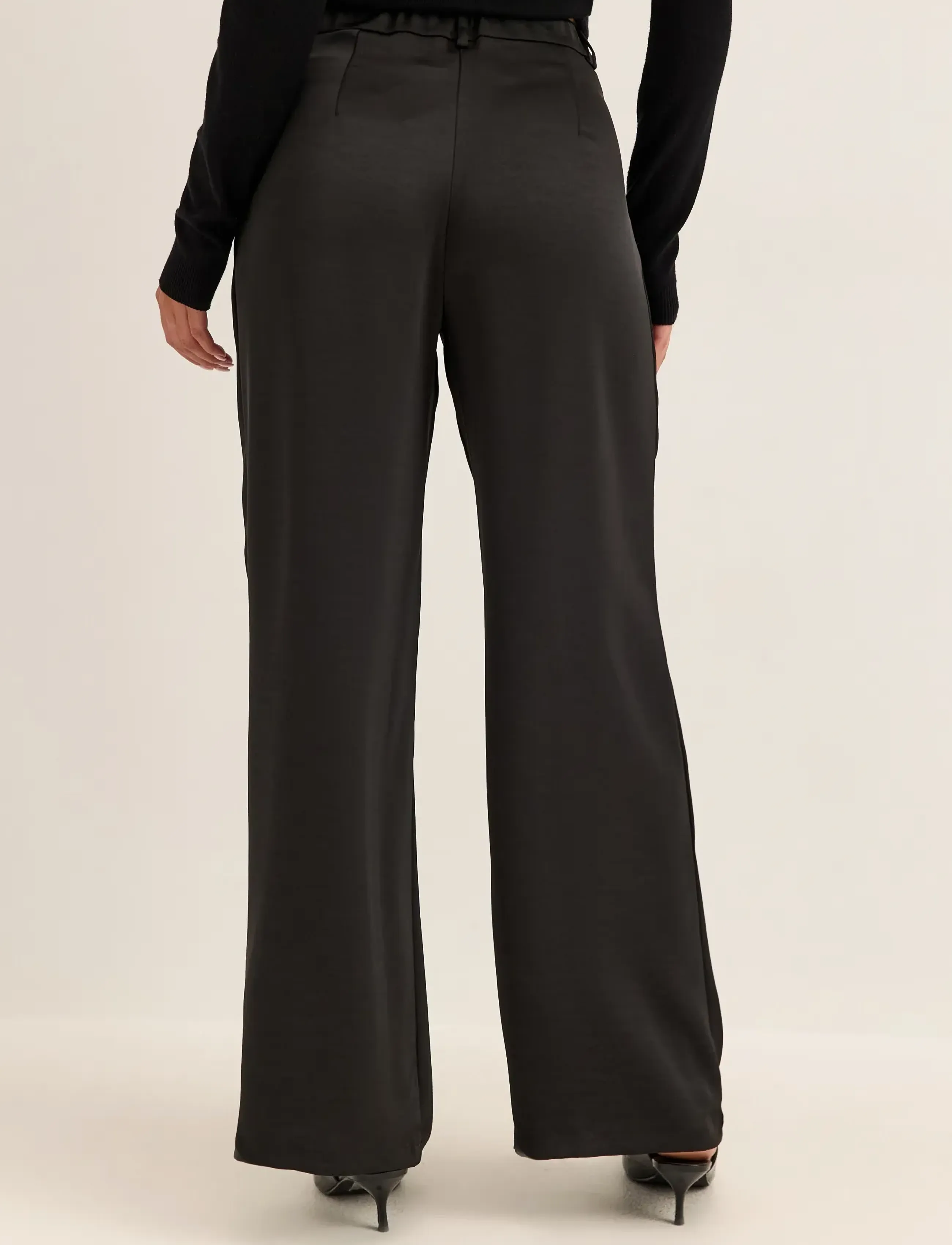 Bubbleroom - Satin Trousers - black - 2