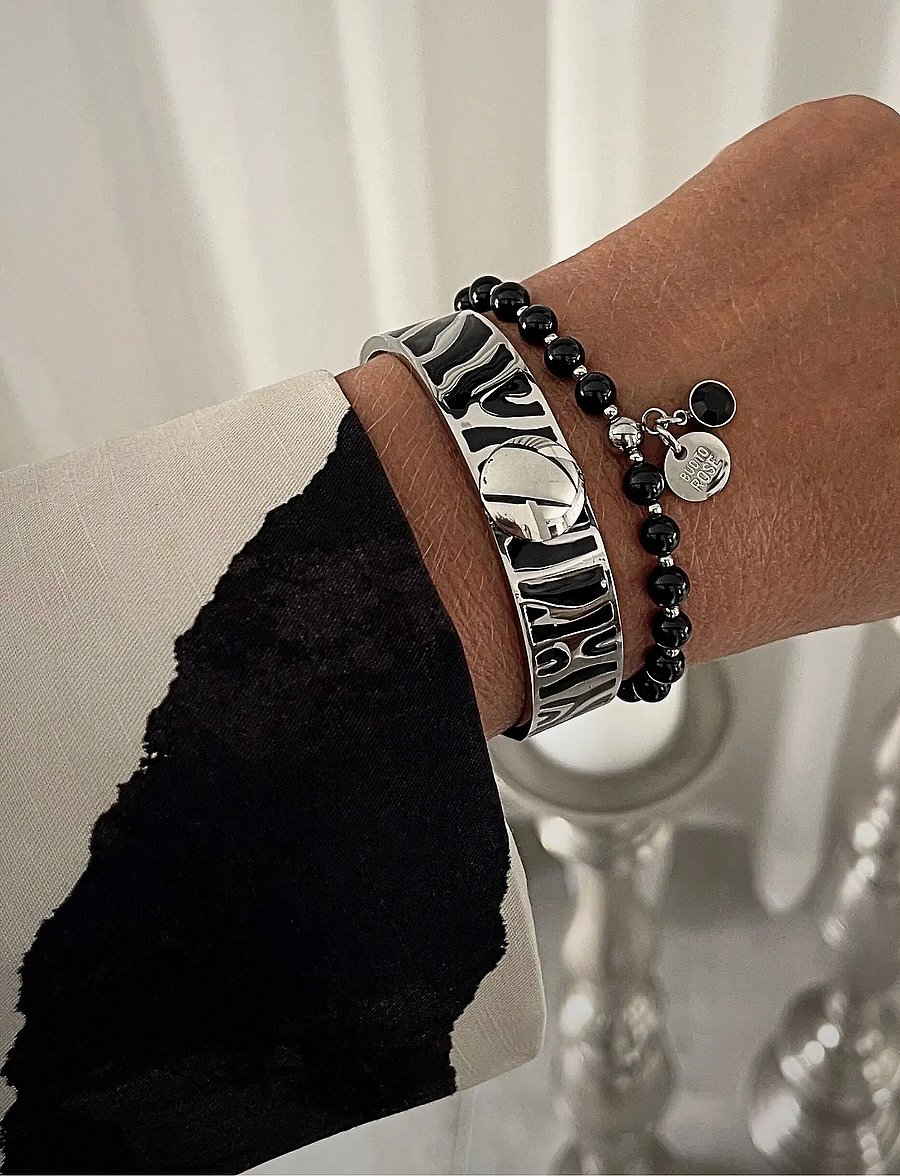 Bud to rose - Beverly Bracelet Ivory/Gold - black/silver - 0