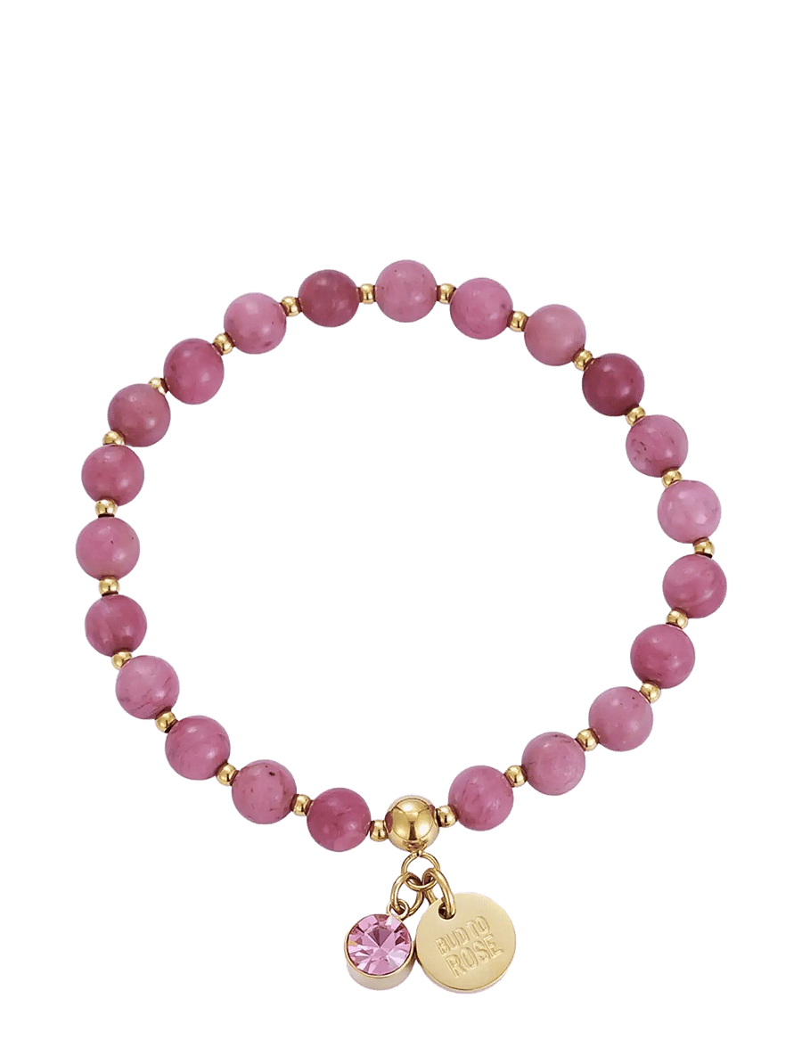 Bud To Rose - Beverly Bracelet Pink/Gold - armbänder - pink - 1