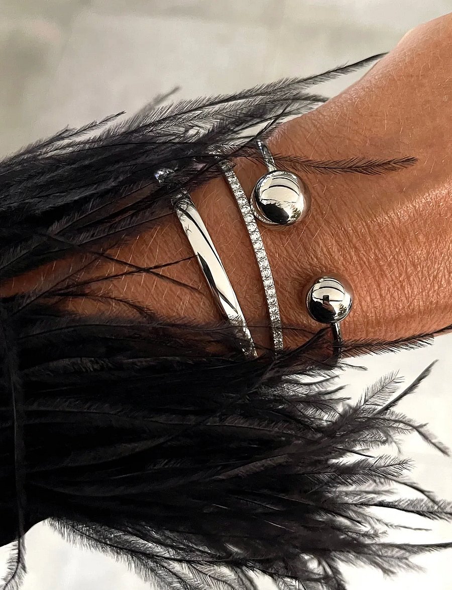 Bud To Rose - Crown Bracelet Steel - armringe - silver - 5