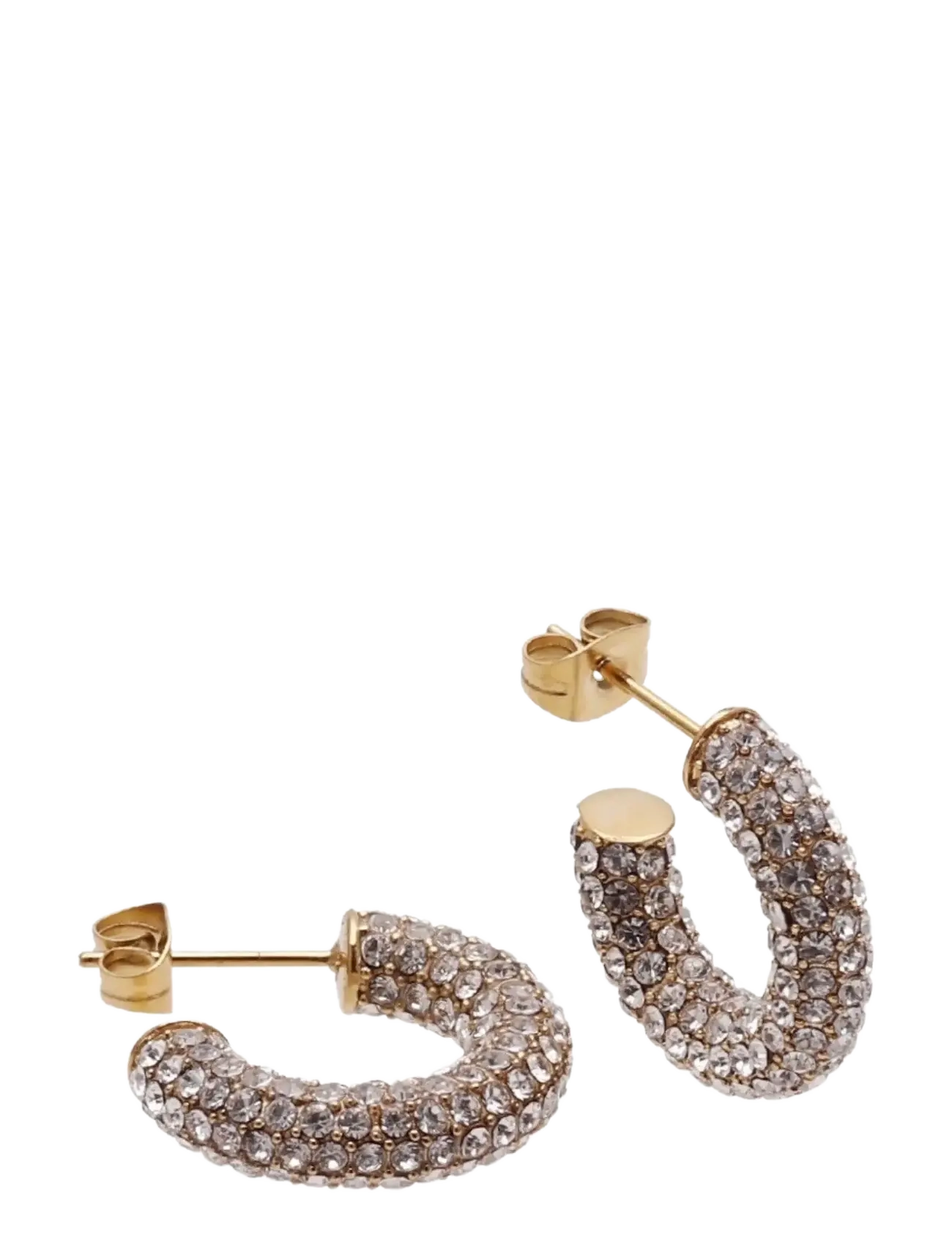 Bud To Rose Lola Crystal Hoop Gold - Kreolen - GOLD / gold