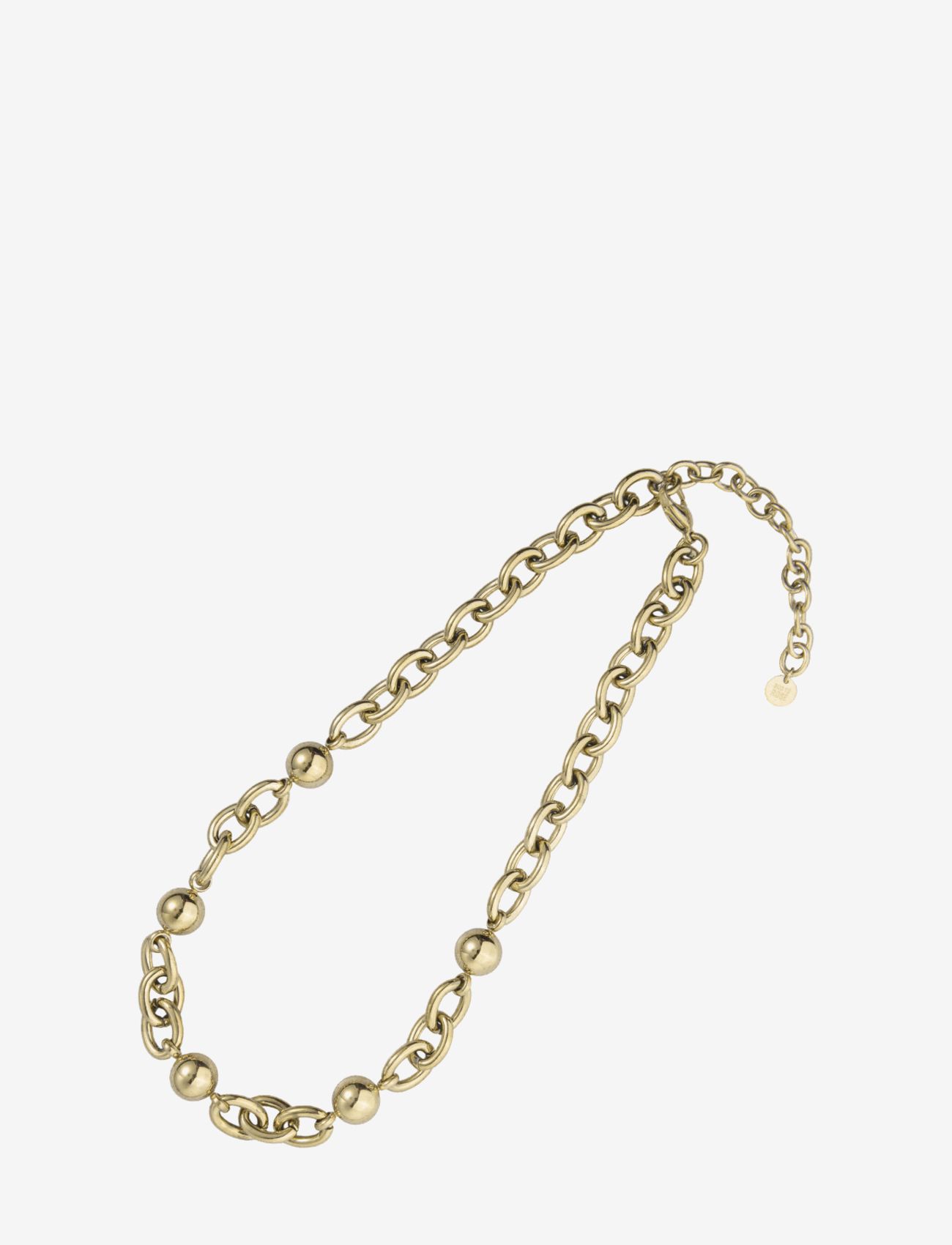 Bud to rose - Globe Chunky Chain Necklace Gold - gold - 2