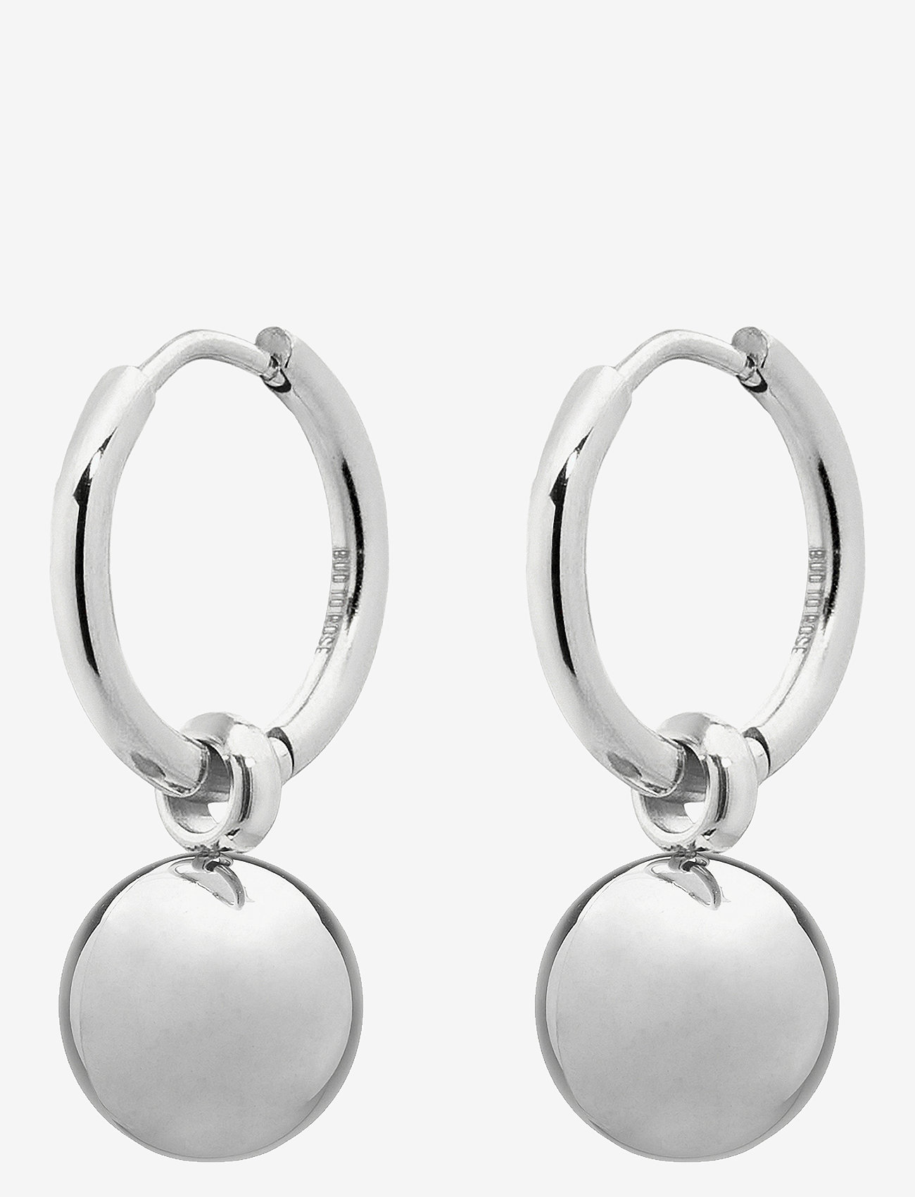 Bud to rose - Globe Hoop - hängande örhängen - silver - 0