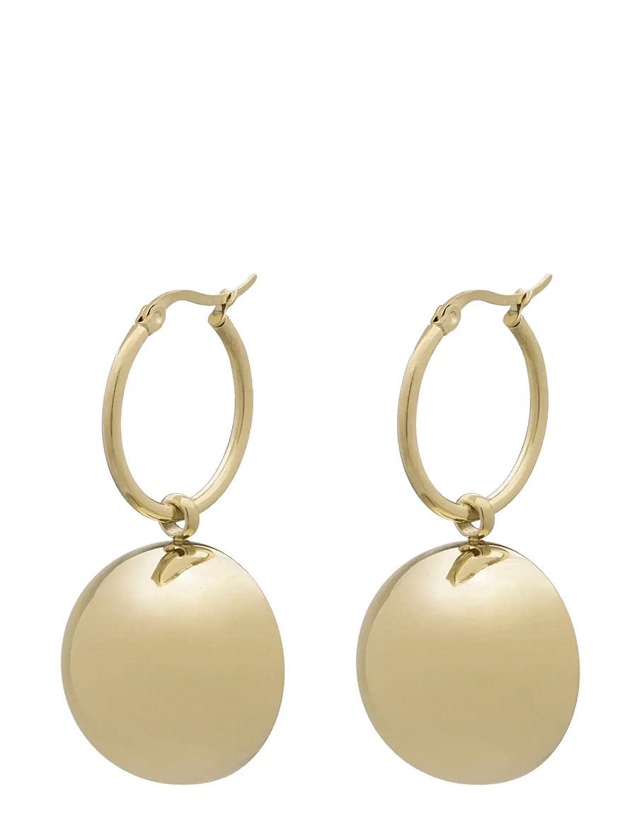 Bud To Rose - Globe Maxi Hoop Gold - Øreringe med vedhæng - gold - 1