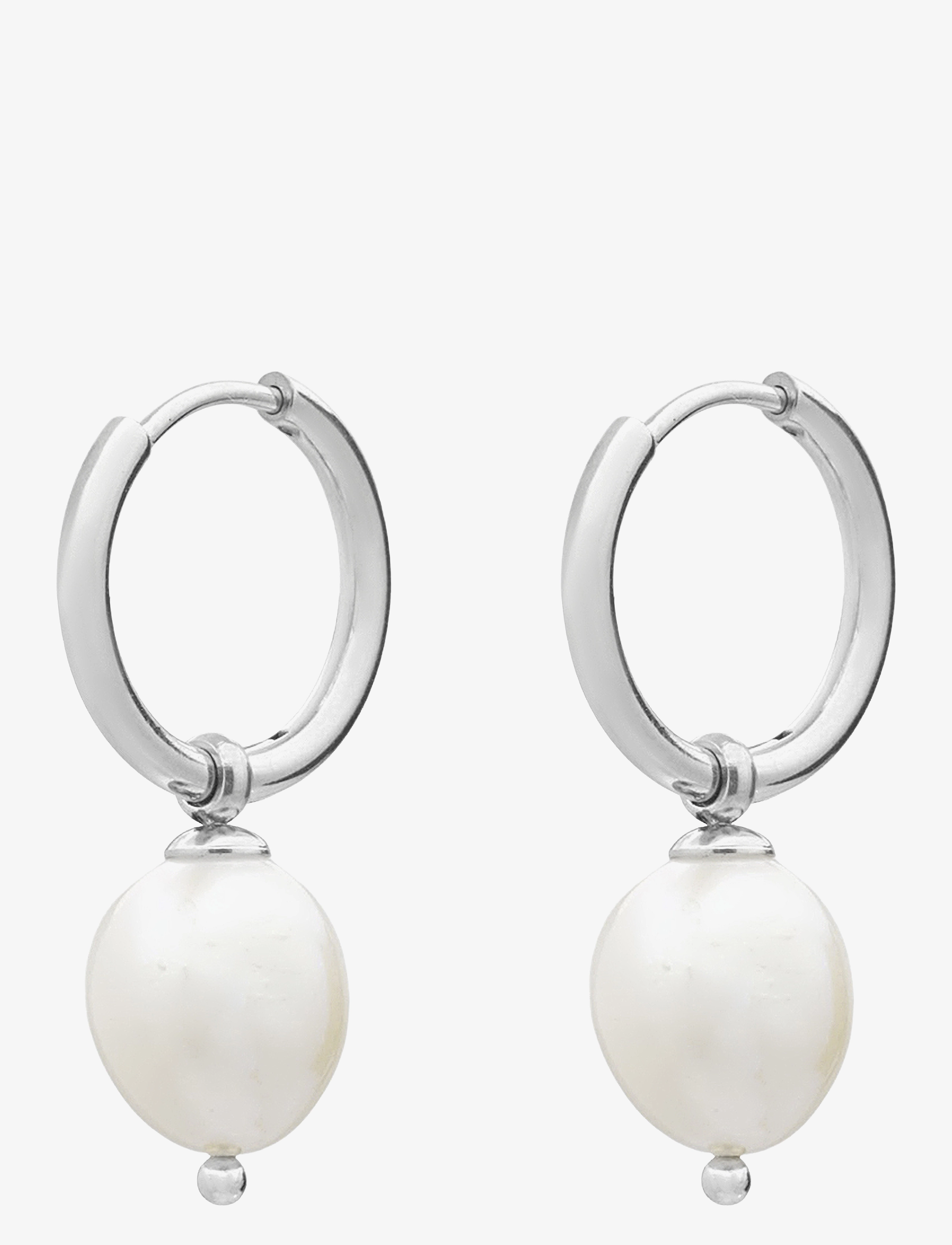 BUD TO ROSE Pearl Hoop Silber Silber - One Size - Damen