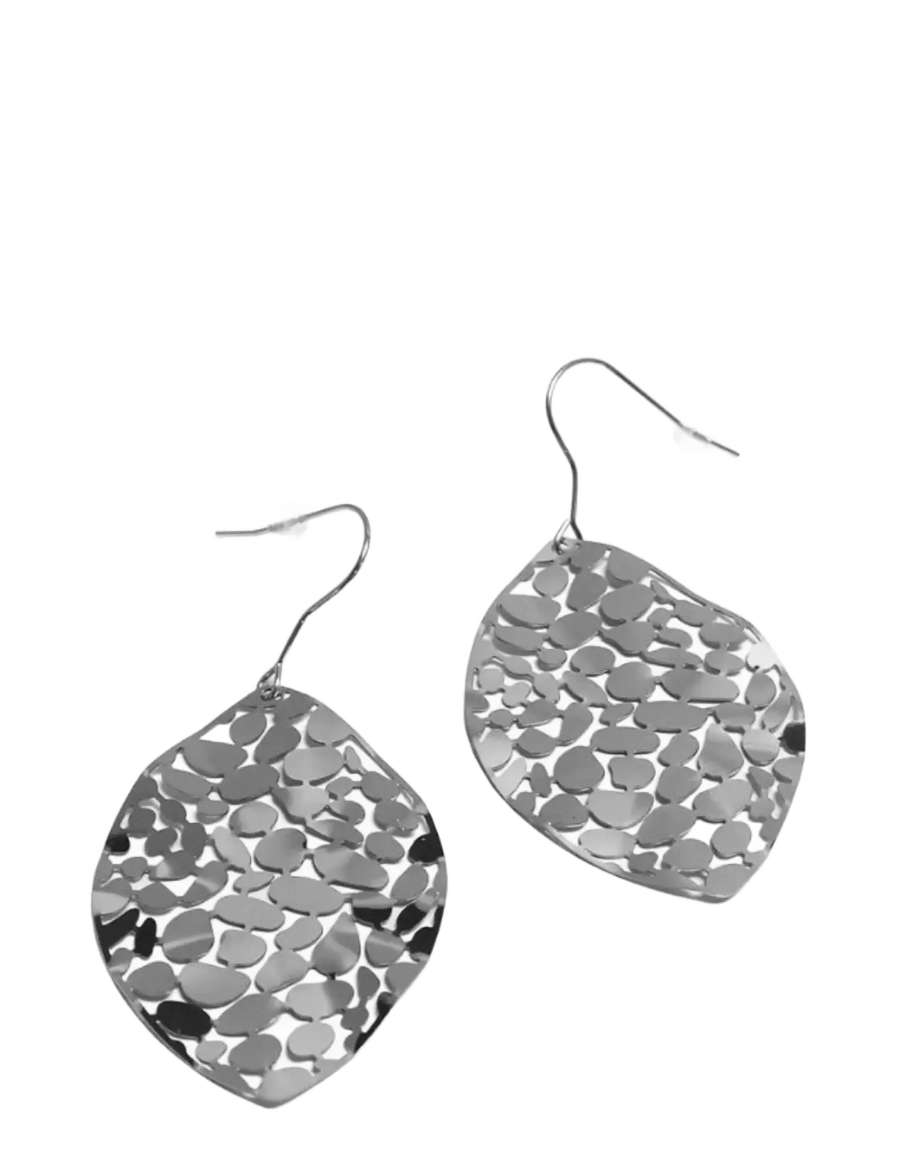 Bud to rose Leaf Small Earring - Hängande örhängen - SILVER / silver