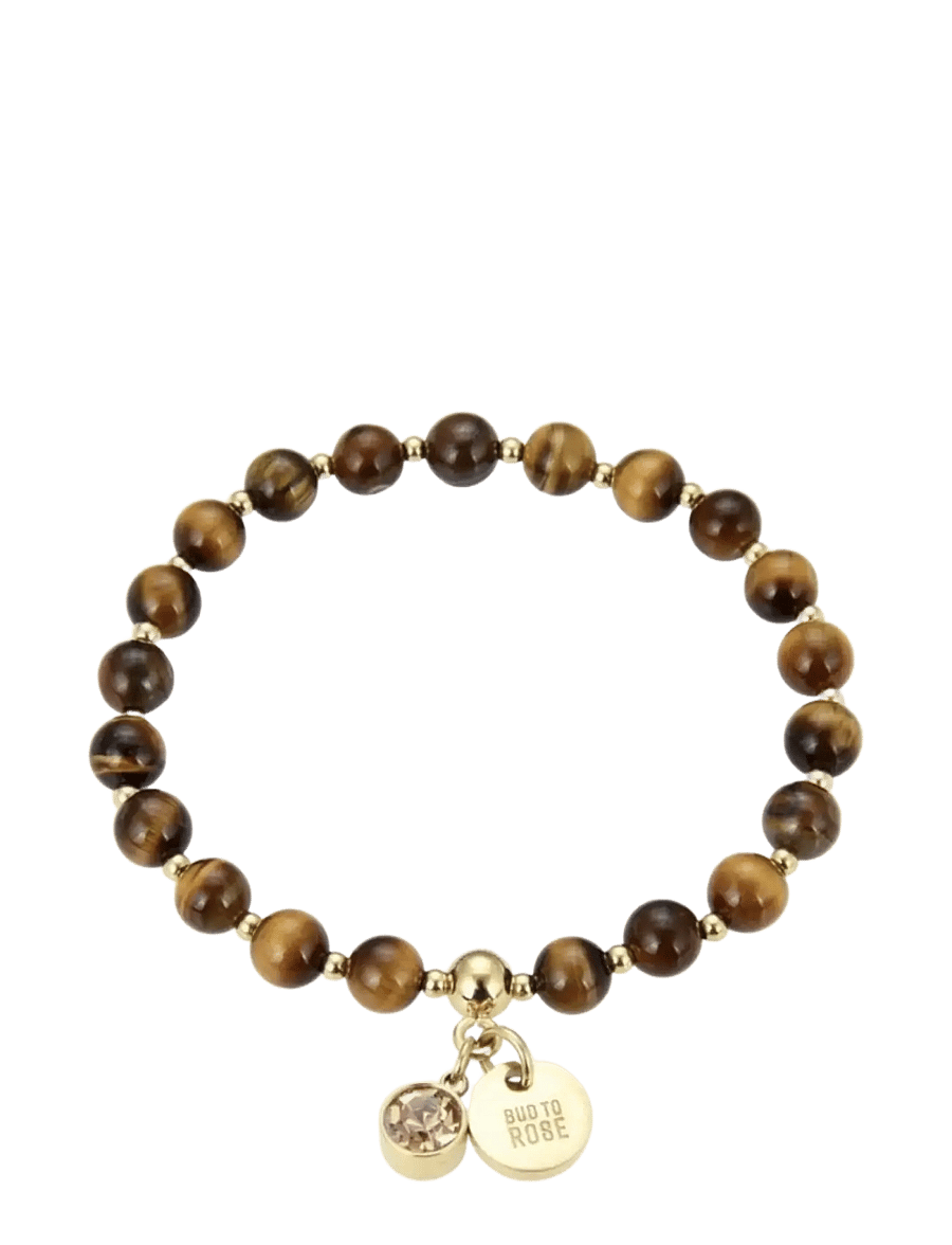 Bud To Rose - Beverly Bracelet Tiger Eye/Gold - armbänder - tiger eye gold - 1