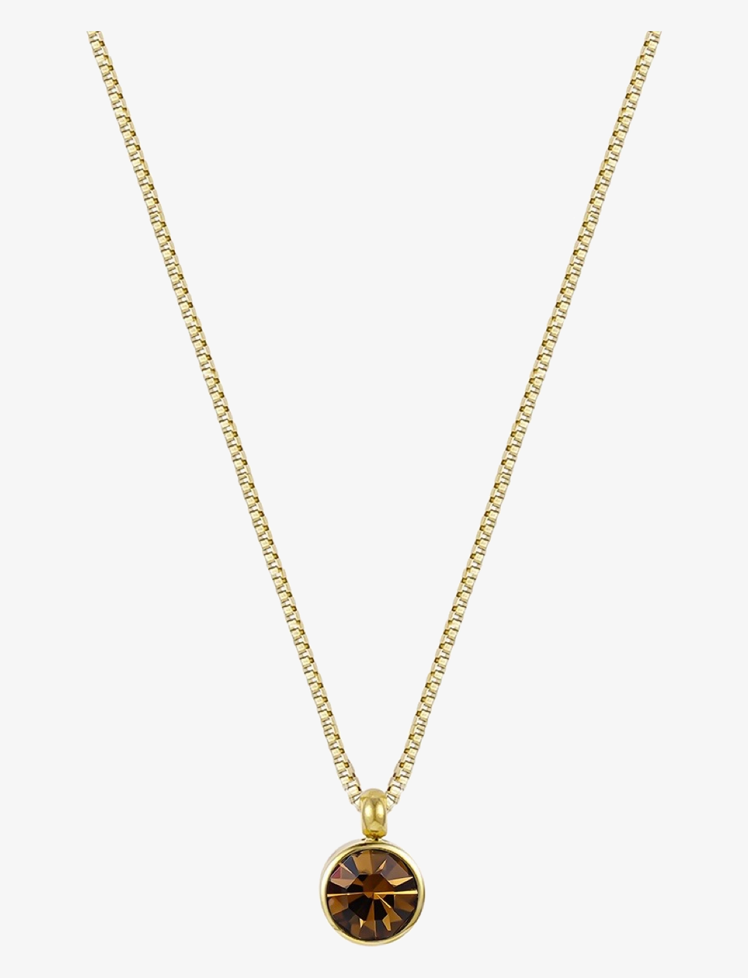 Lima Necklace - BROWN/GOLD