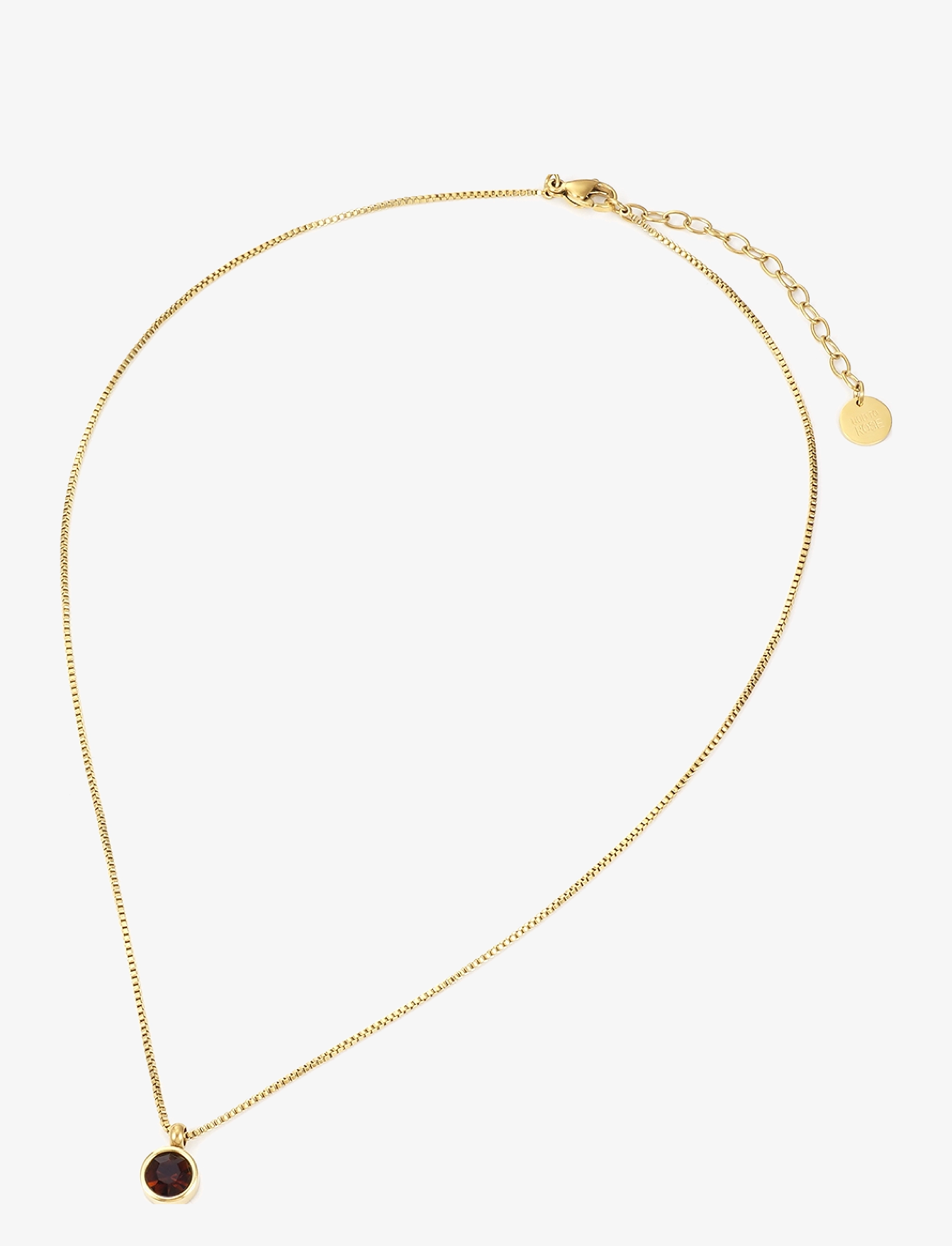 Bud to rose - Lima Necklace - brown/gold - 1
