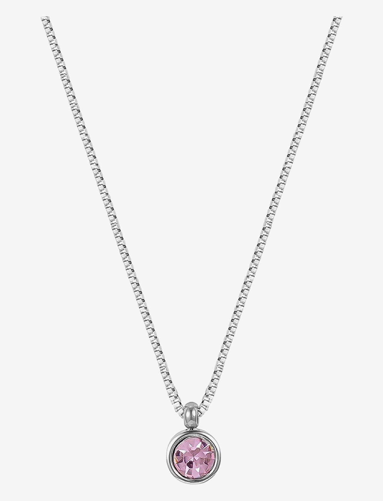 Bud to rose - Lima Necklace - pink/silver - 0