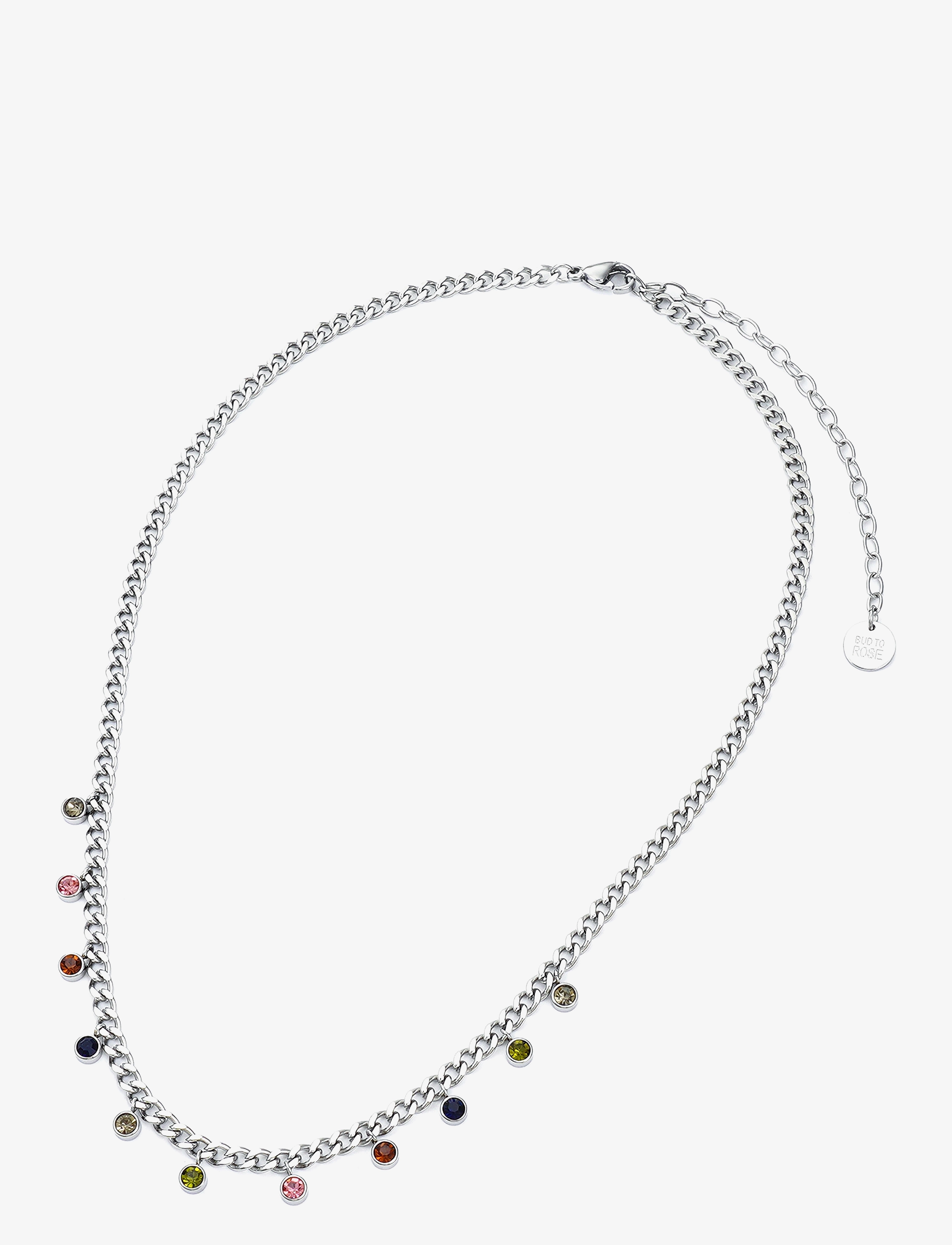 Bud to rose - Lima Mixed Necklace - silver - 1