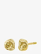 Ridge Mini Stud Earring - GOLD