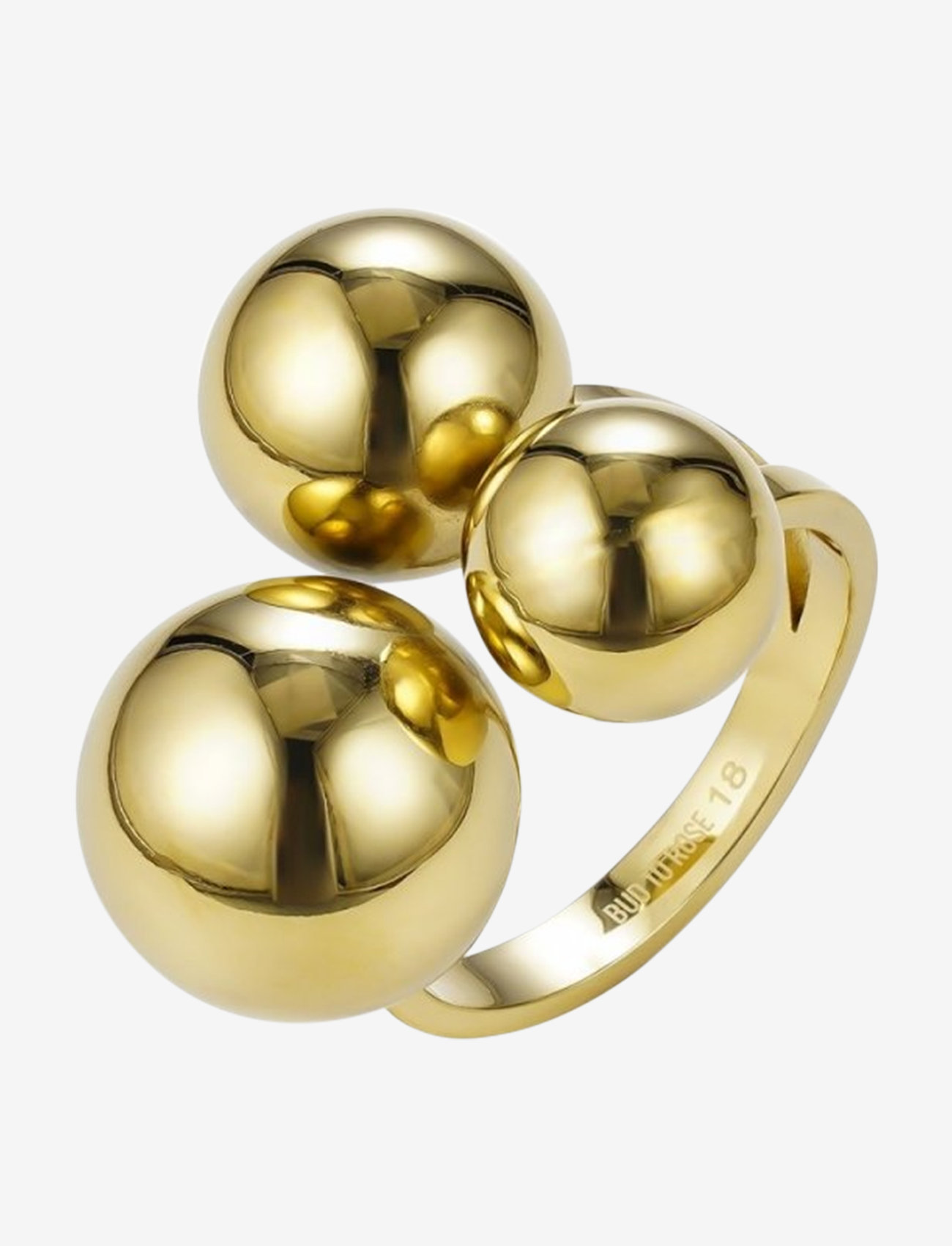 Bud to rose - Brea large Ring Gold - gold - 1
