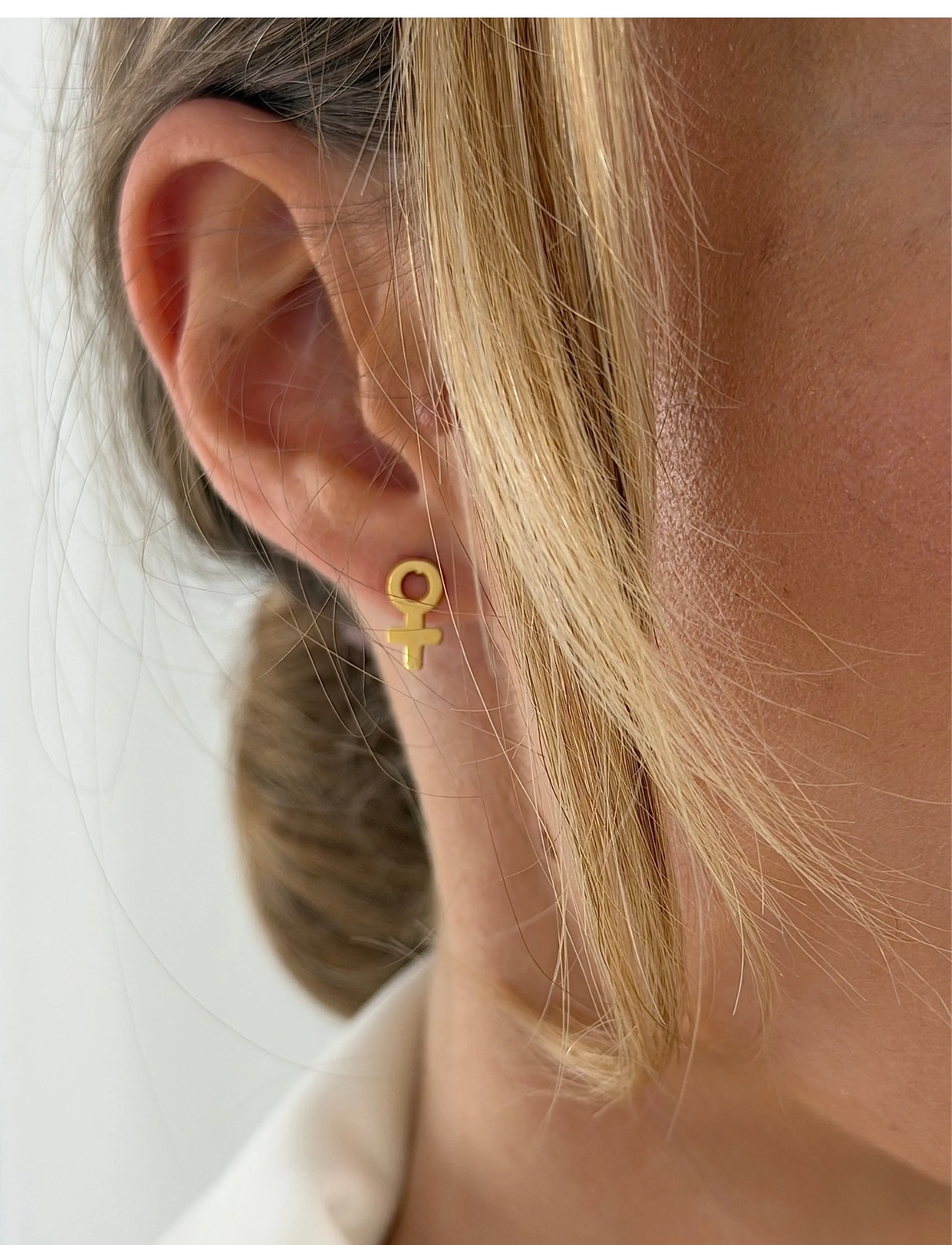 Bud To Rose - Woman Earring - studs örhängen - gold - 2