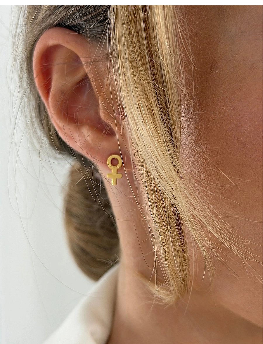 Bud To Rose - Woman Earring - Ørestikker - gold - 2