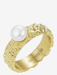Ridge Pearl Ring Gold - GOLD