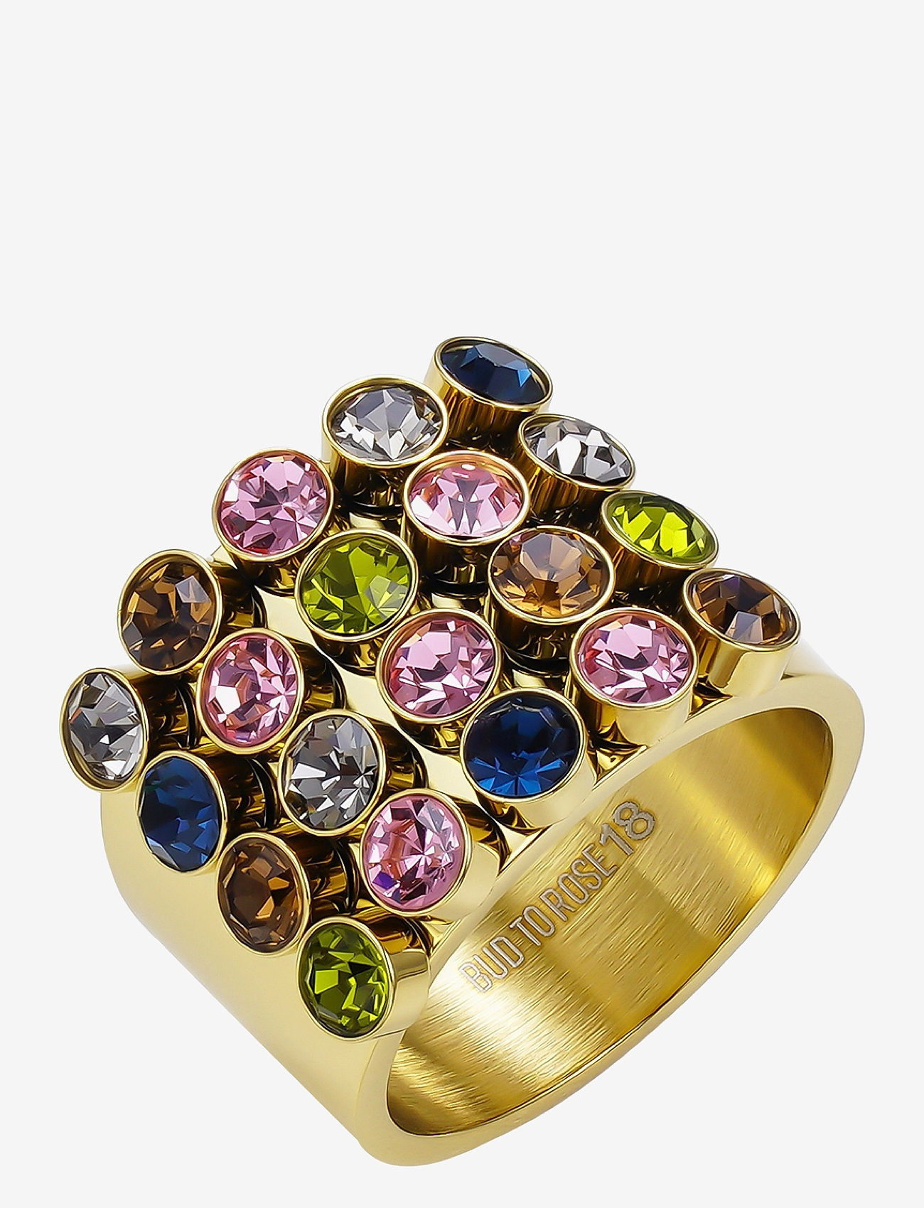 Bud to rose - Lima Large Ring - mixed/gold - 1