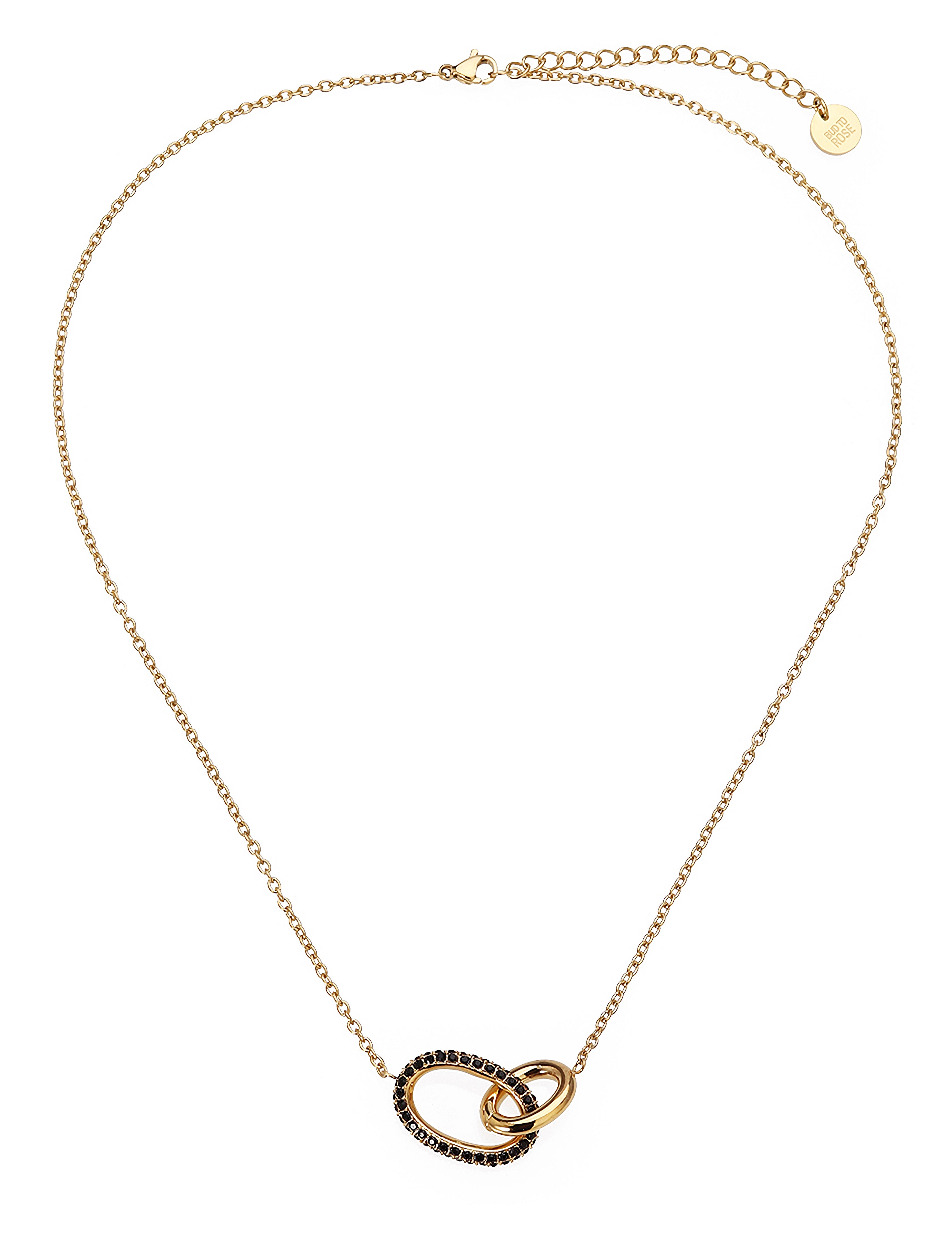 Bud to rose Harper Necklace Black/Gold - Ketten mit Anhänger - GOLD / gold
