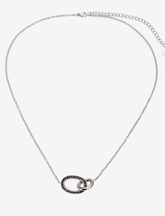 Bud to rose - Harper Necklace Black/Gold - pendant necklaces - silver - 0