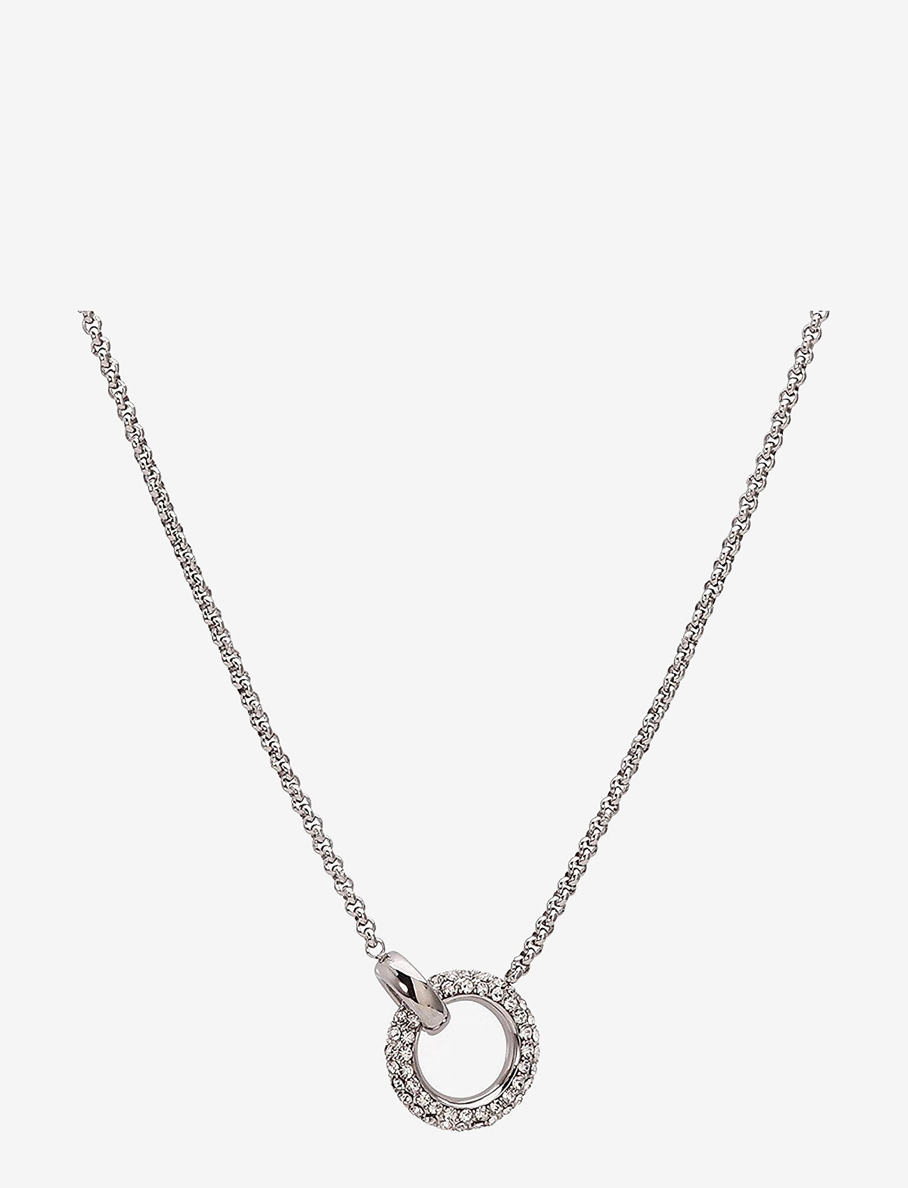 Bud to rose - Hitch Crystal Clear/Silver - halsband med hänge - silver - 0