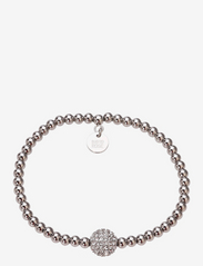 Bud to rose - Bullet Bracelet Clear/Silver - chain bracelets - silver - 0