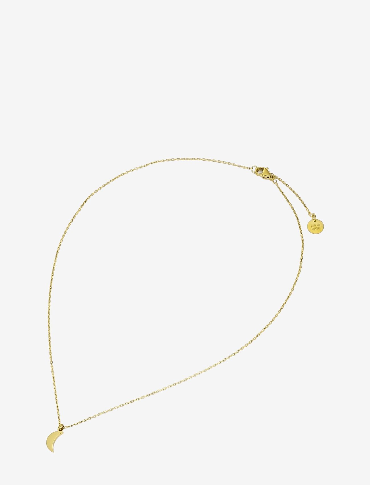 Bud to rose - Moon Necklace Gold - gold - 1