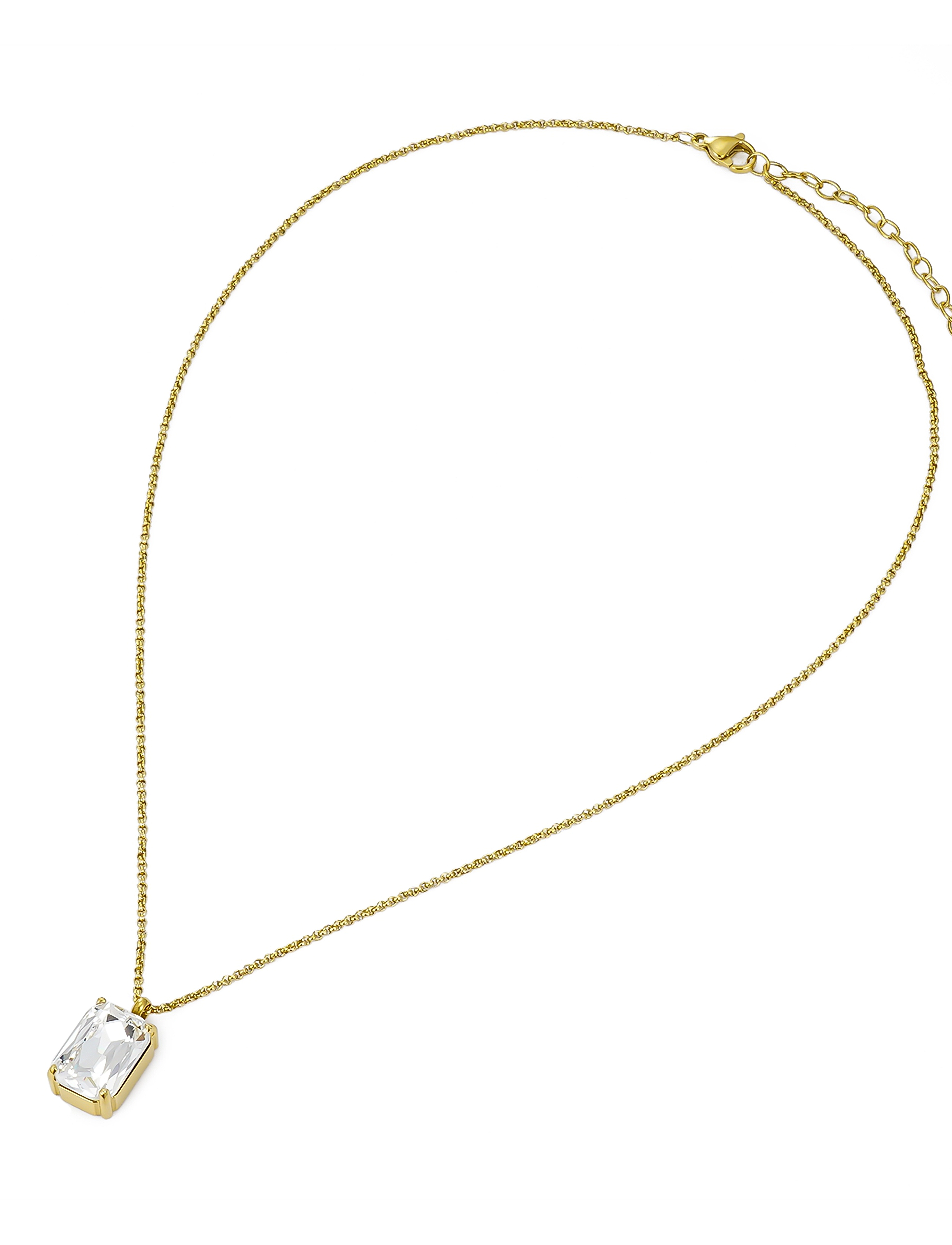 Bud to rose - Aspen Necklace Brown/Gold - gold - 1