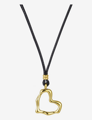 Bud to rose - Crush Cord Necklace Gold - statement-halskjeder - gold - 0