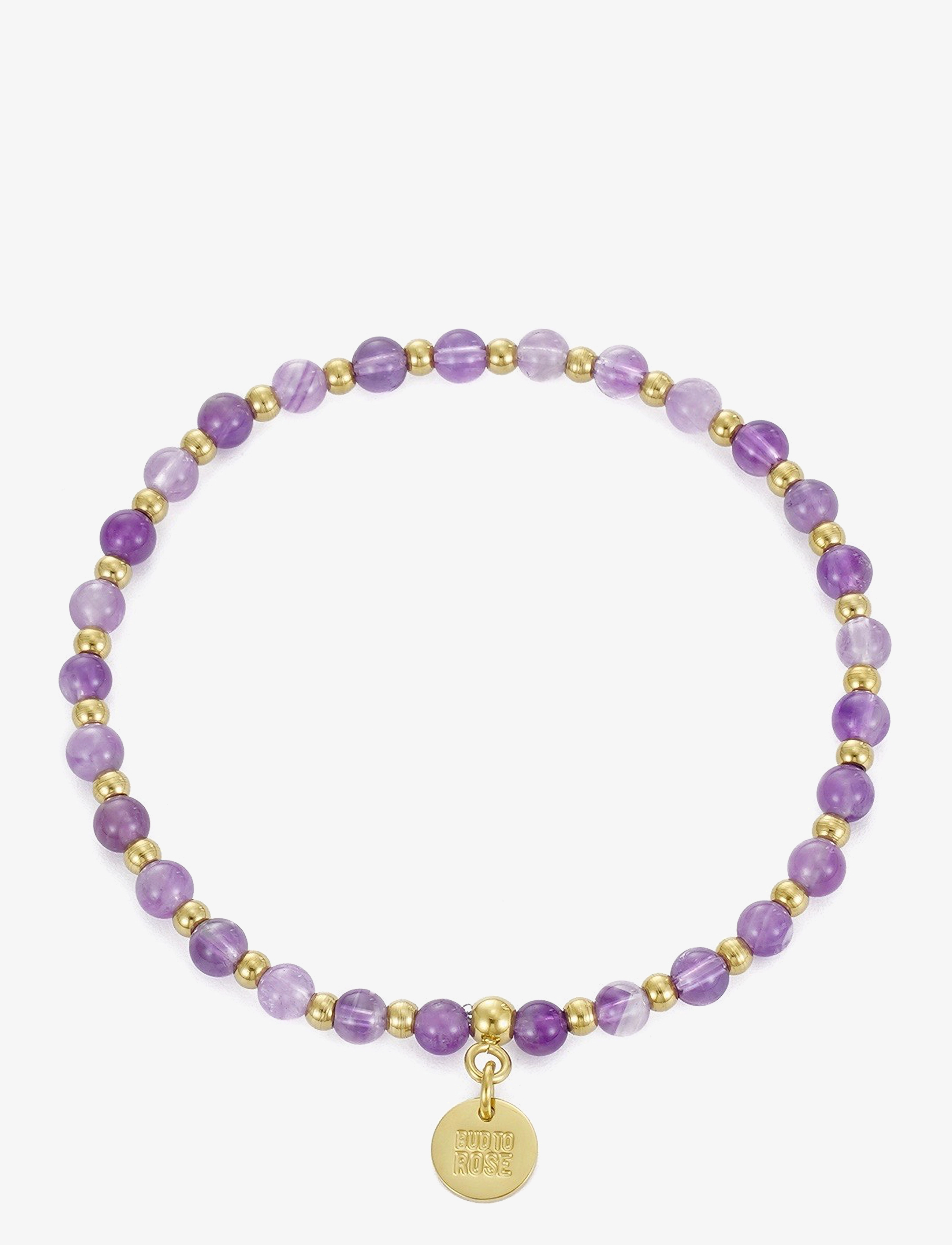 Bud to rose - Bev Bracelet Violet/Gold - gold/violet - 0