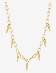 Bud to rose - Spike Chain Necklace Silver - festtøj til outletpriser - gold - 0