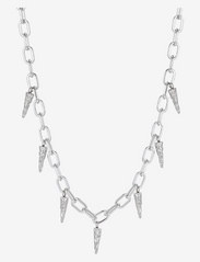 Spike Chain Necklace Silver - SILVER