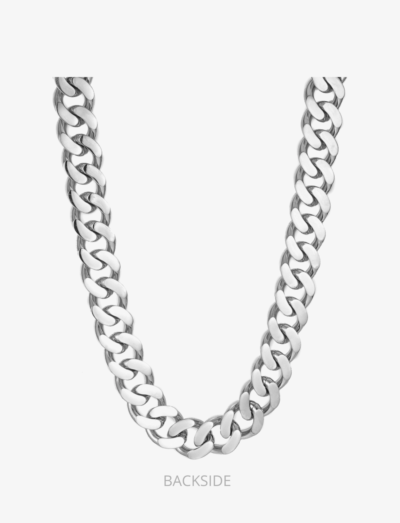 Bud to rose - Riviera Riversible Necklace Black/Silver - silver - 2